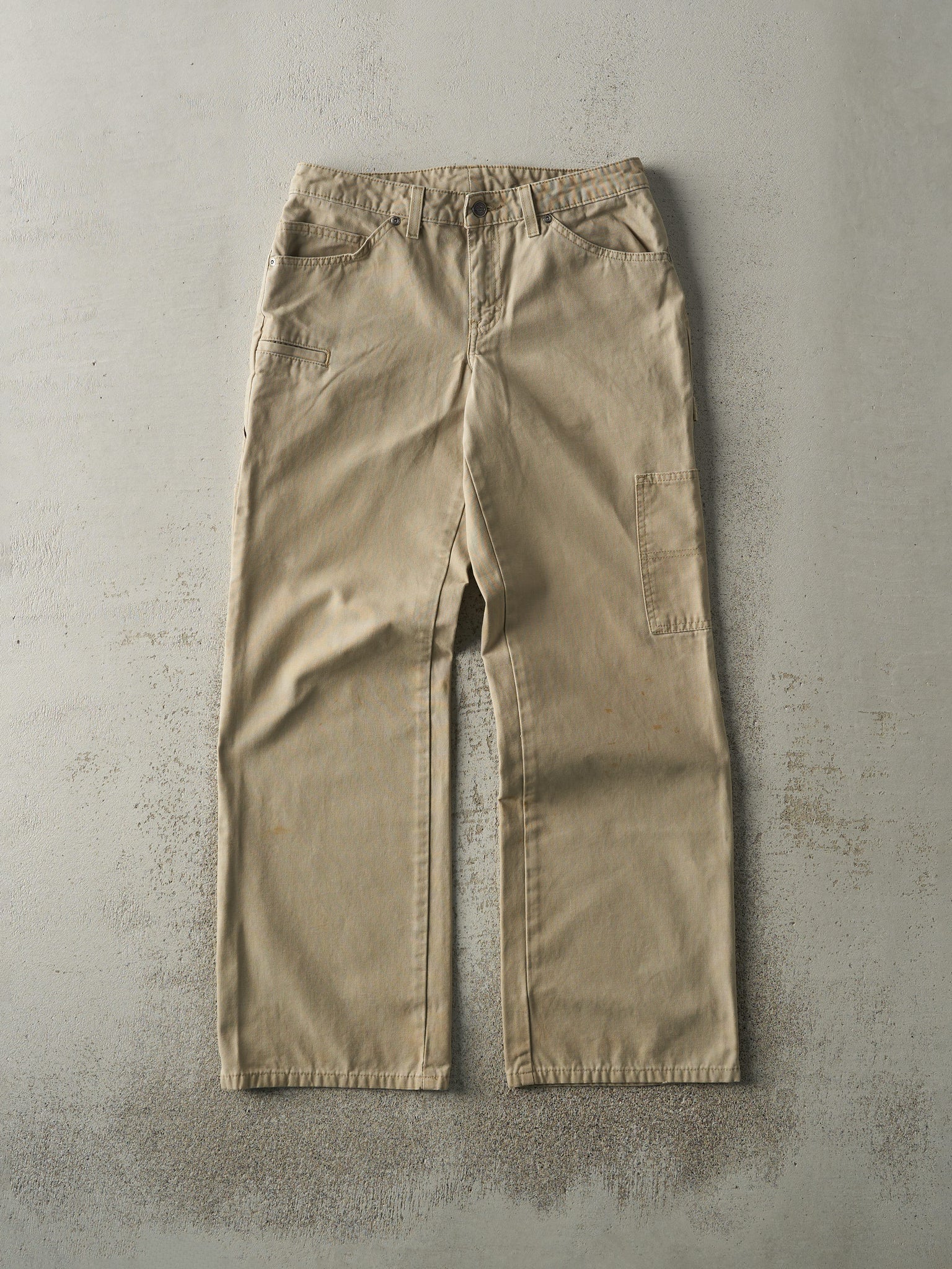 Vintage 90s Beige Dickies Carpenter Pants (30x30.5)