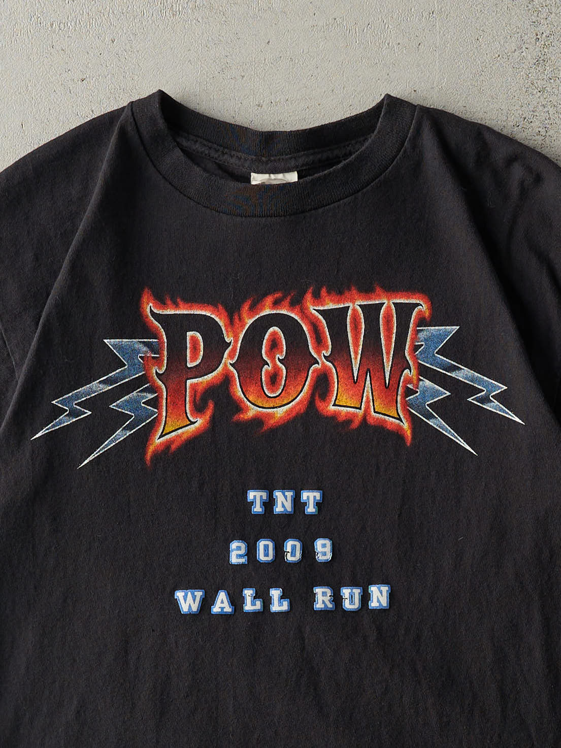 Vintage 09' Black Pow Mia TNT Wall Run Tee (S/M)