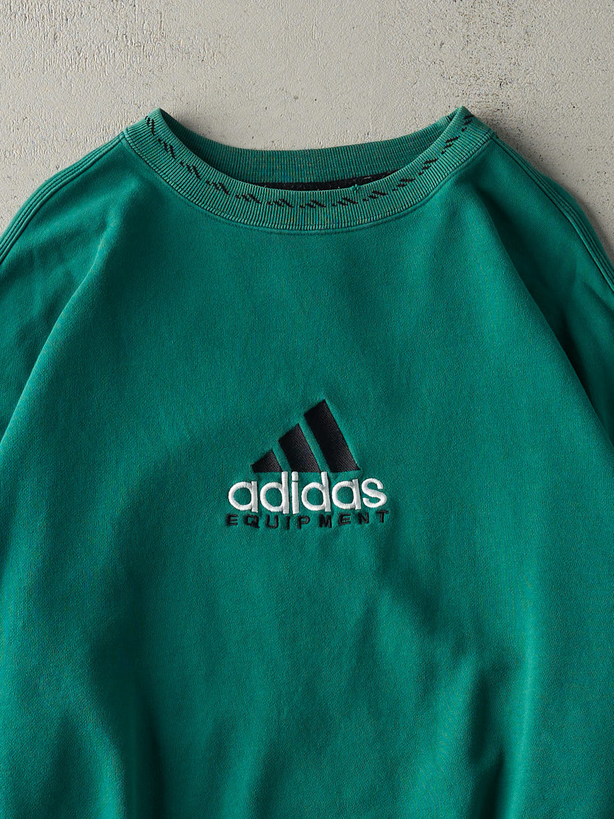 Vintage 90s Green Adidas Equipment Crewneck (L/XL)