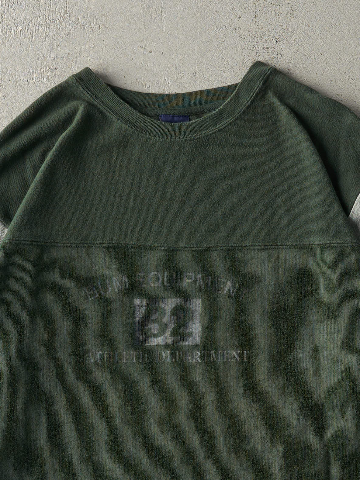 Vintage Y2K Green Bum Equipment Thermal Long Sleeve (L)