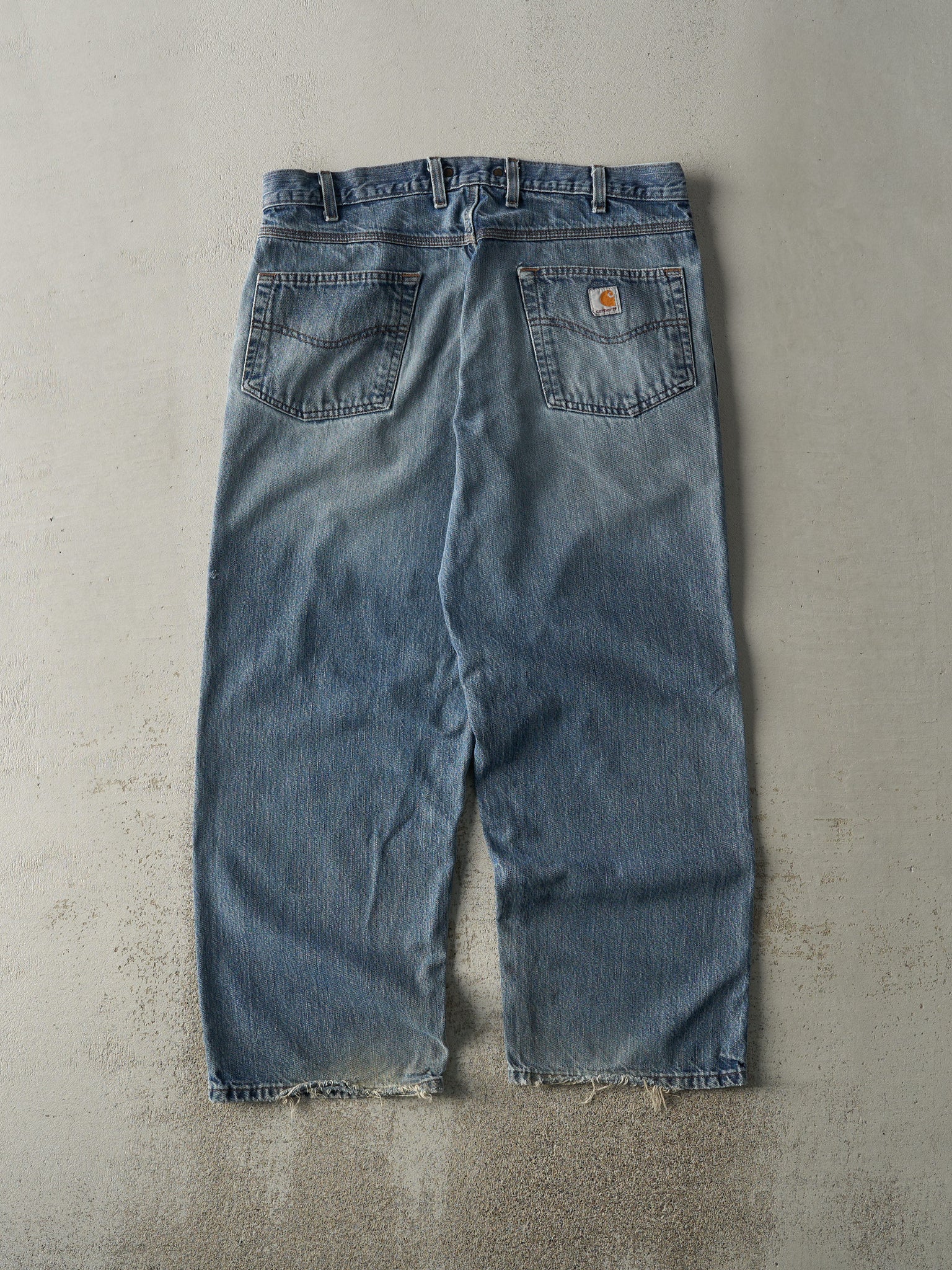 Vintage Y2K Mid Wash Carhartt Jeans (38x29.5)