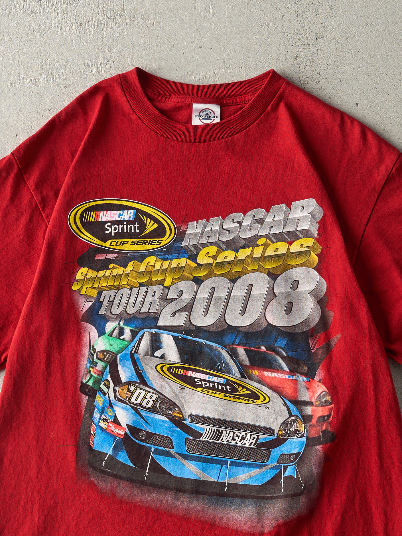 Vintage 08' Red Nascar Sprint Cup Tee (M)