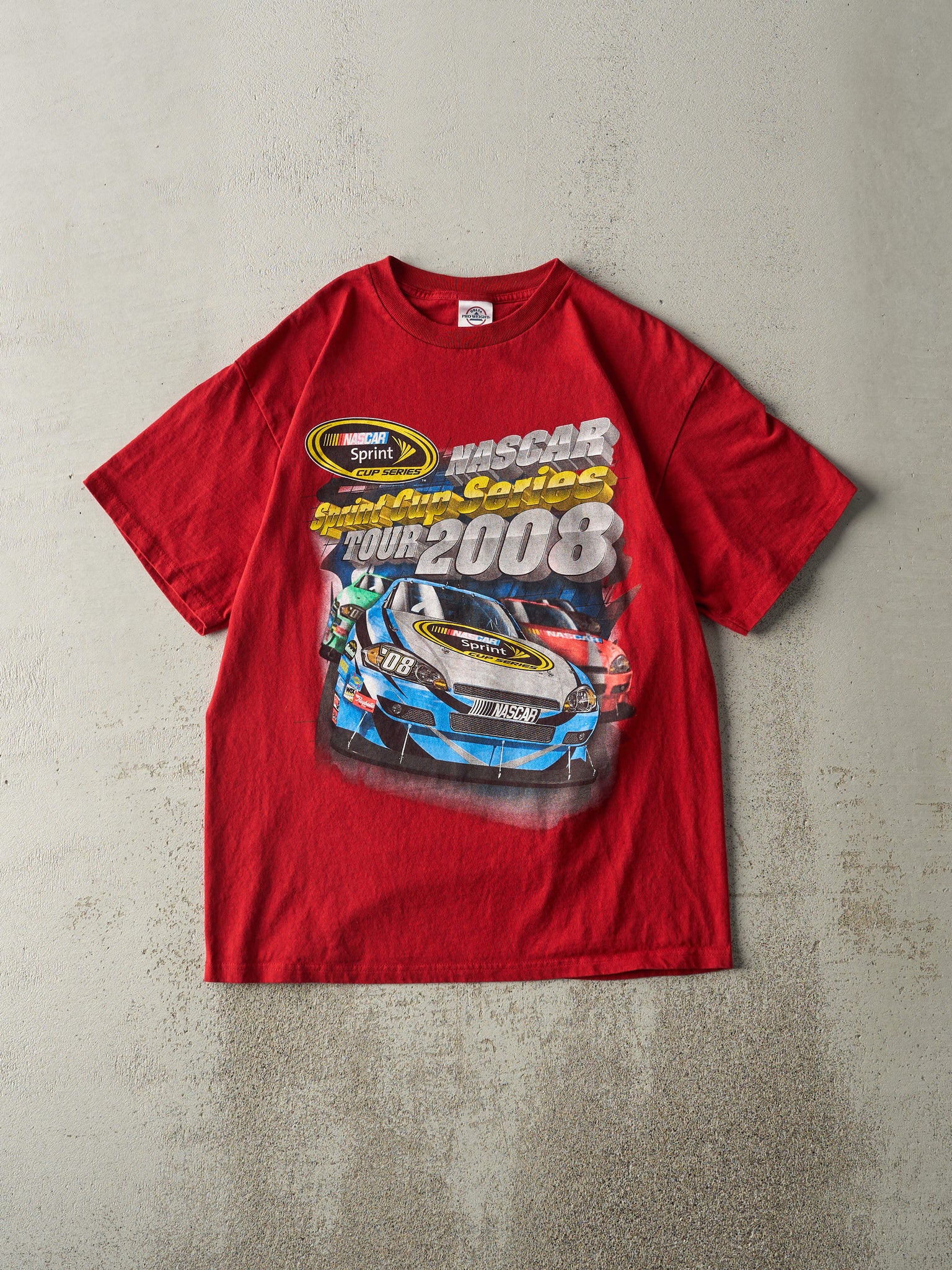 Vintage 08' Red Nascar Sprint Cup Tee (M)