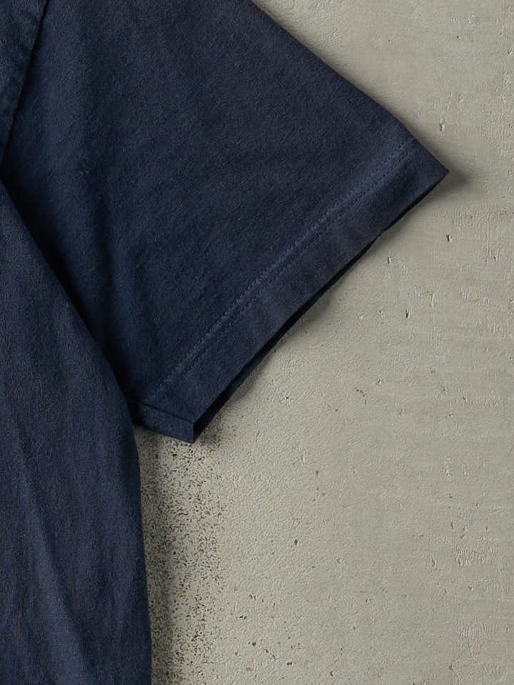Vintage 90s Navy Blue Tommy Hilfiger Tee (L/XL)