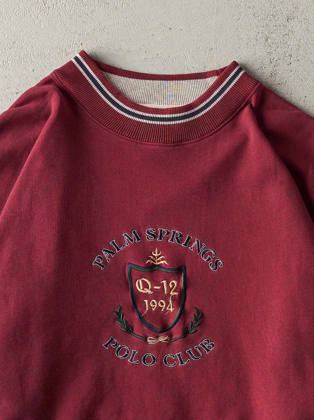 Vintage 94' Red Palm Springs Polo Club Crewneck (XL)