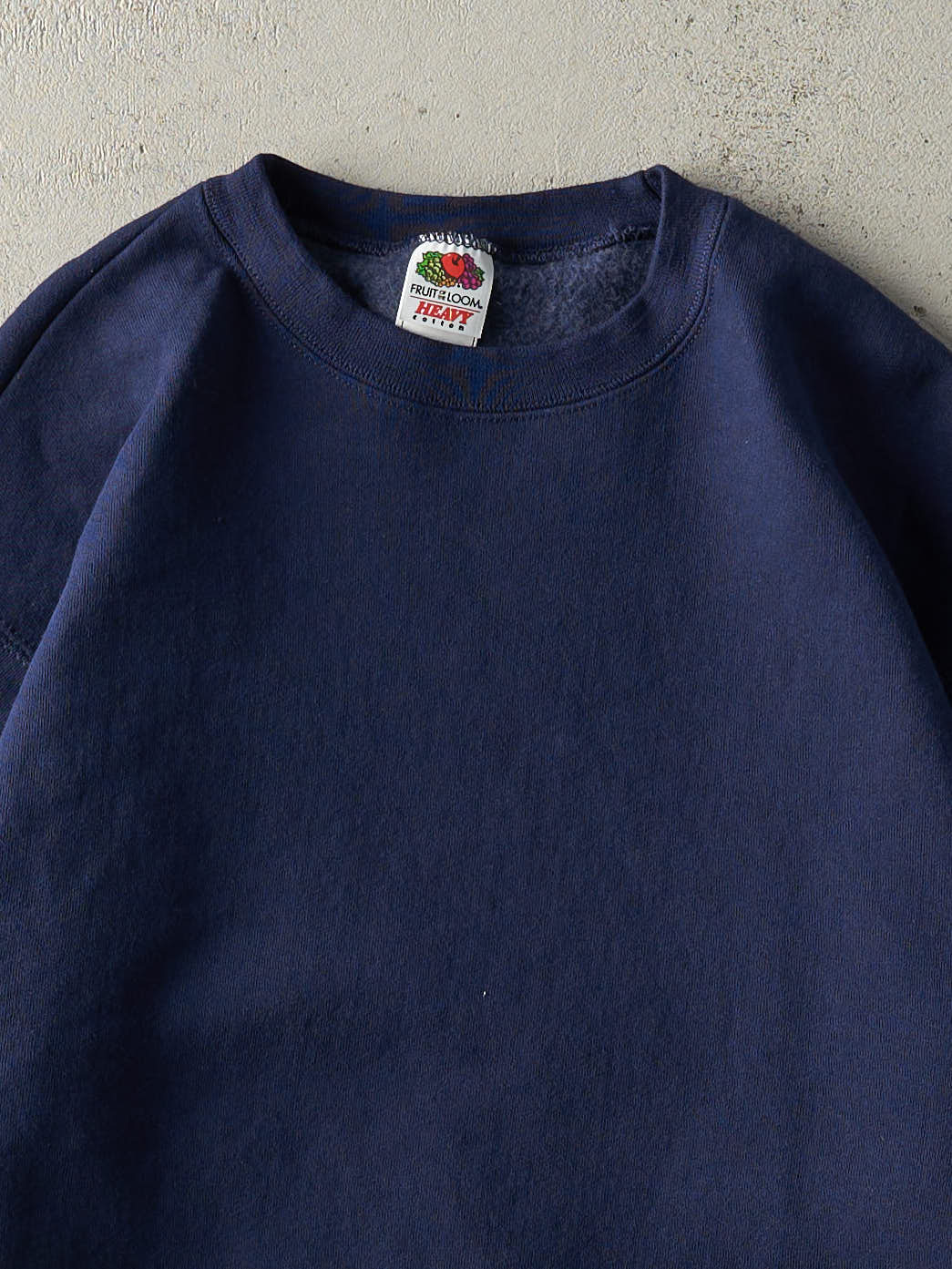 Vintage Y2K Navy Blue Blank Crewneck (M)