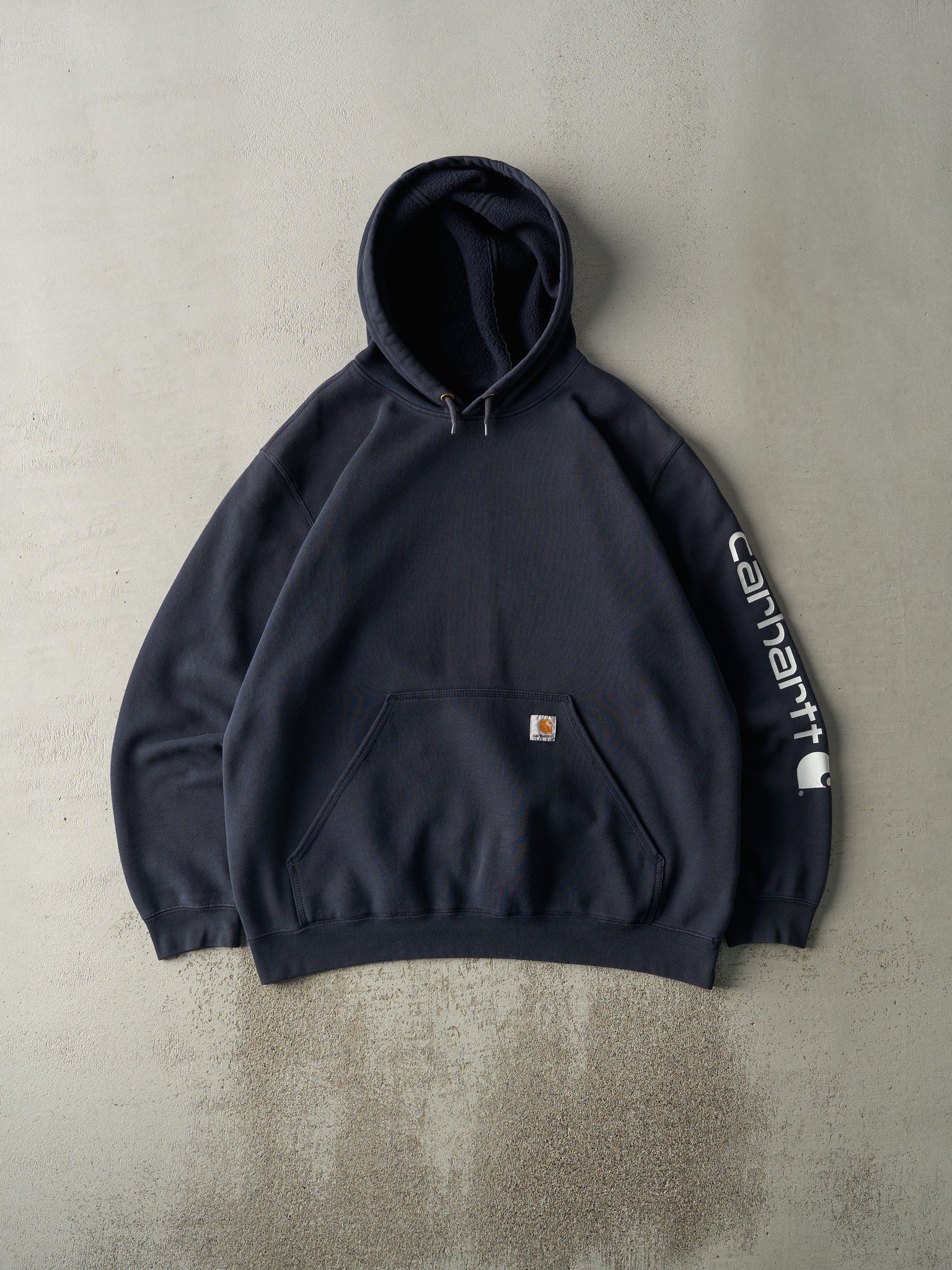 Vintage Y2K Navy Blue Carhartt Hoodie (XL/XXL)