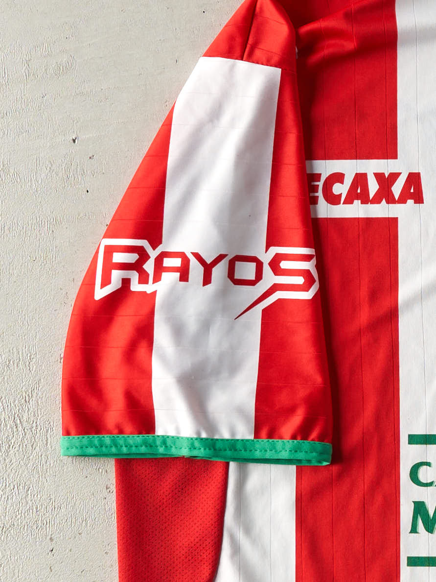 Vintage 90s White & Red Mexicana Necaxa Soccer Jersey (L/XL)