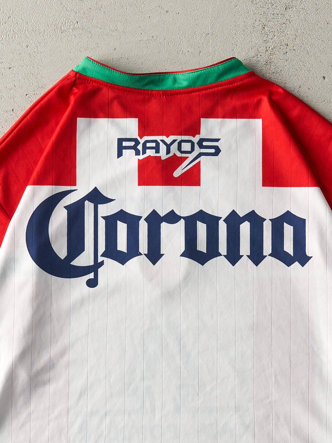 Vintage 90s White & Red Mexicana Necaxa Soccer Jersey (L/XL)