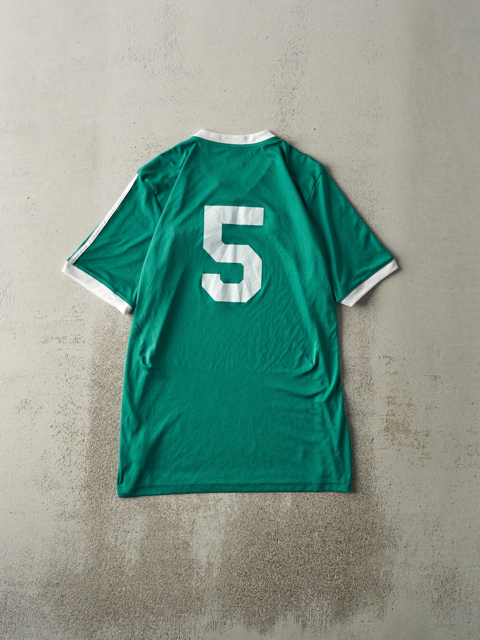 Vintage Y2K Green Adidas Black Sheep Soccer Jersey (M)