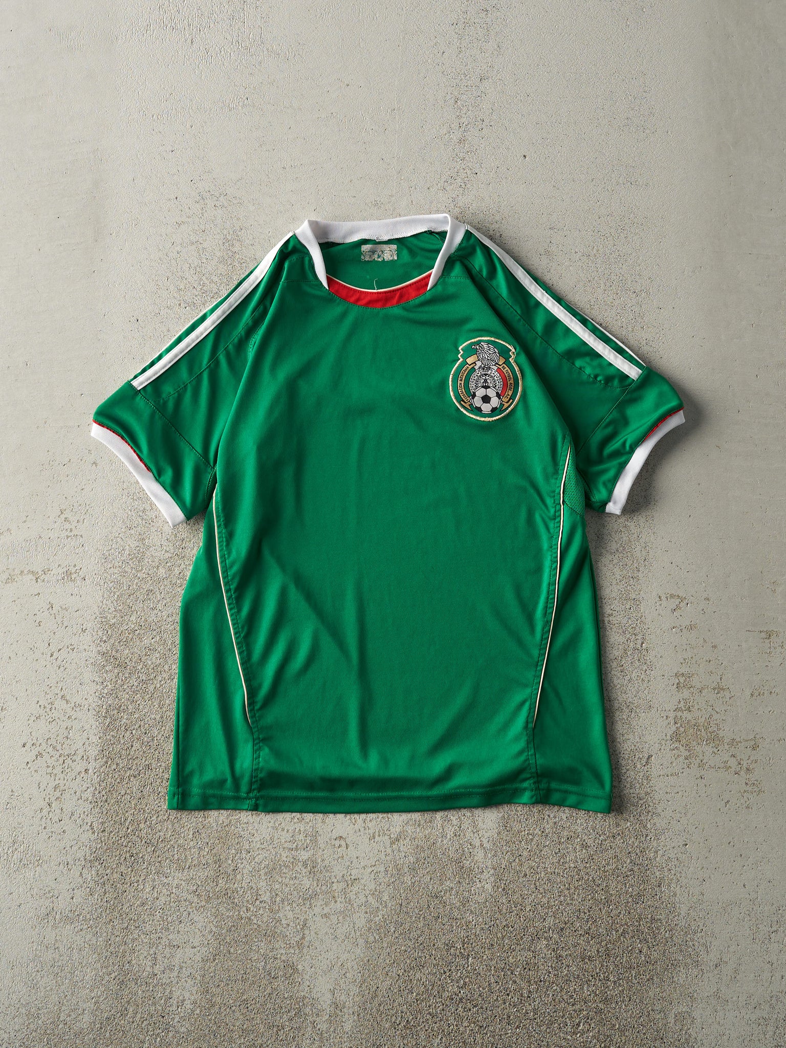 Vintage Y2K Green Mexico Soccer Jersey (S/M)