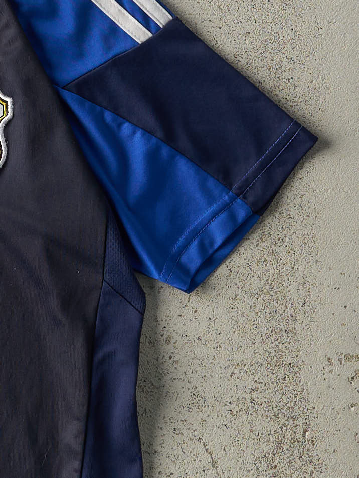 Vintage Y2K Navy Blue Japan JFA Soccer Jersey (S/M)