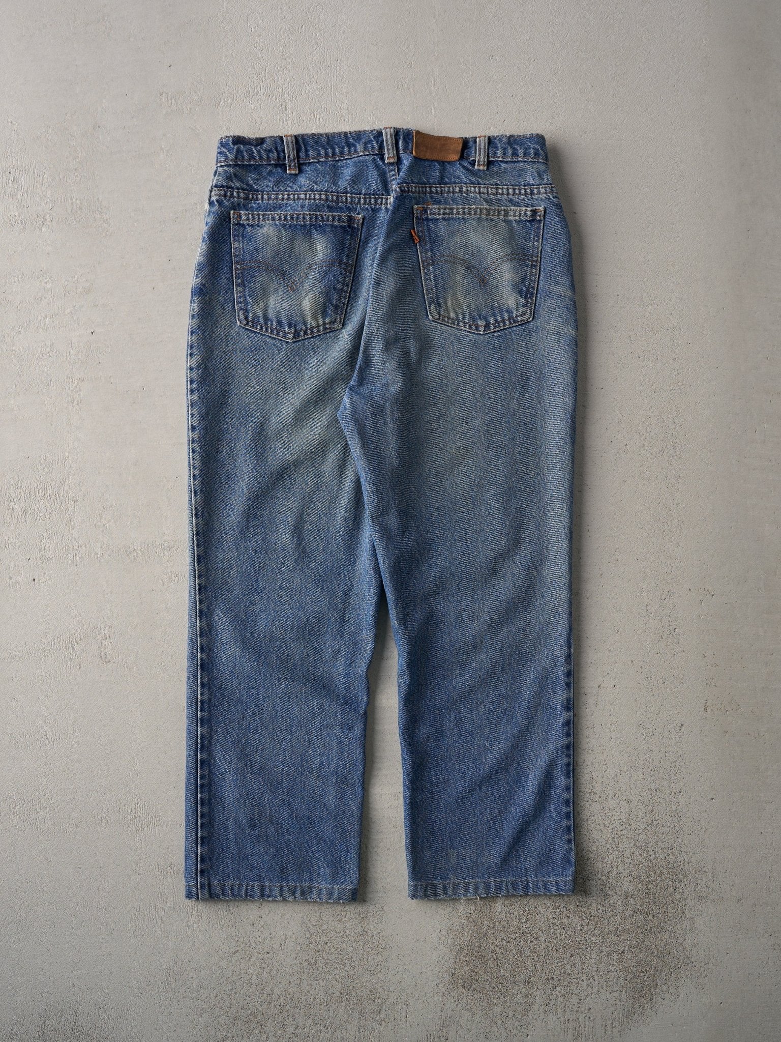 Vintage 90s Mid Wash Levi's 619 Orange Tab Denim Jeans (32x25)
