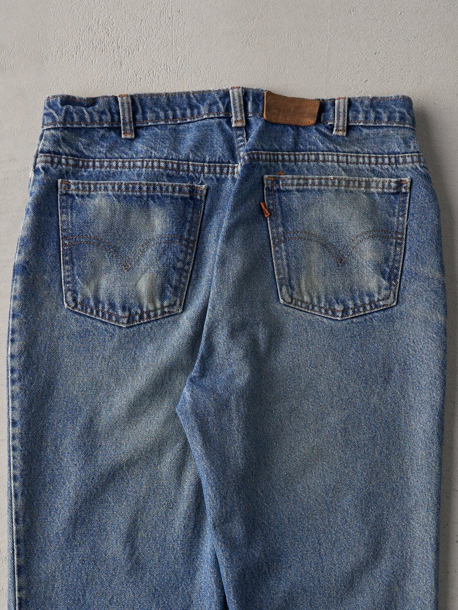 Vintage 90s Mid Wash Levi's 619 Orange Tab Denim Jeans (32x25)