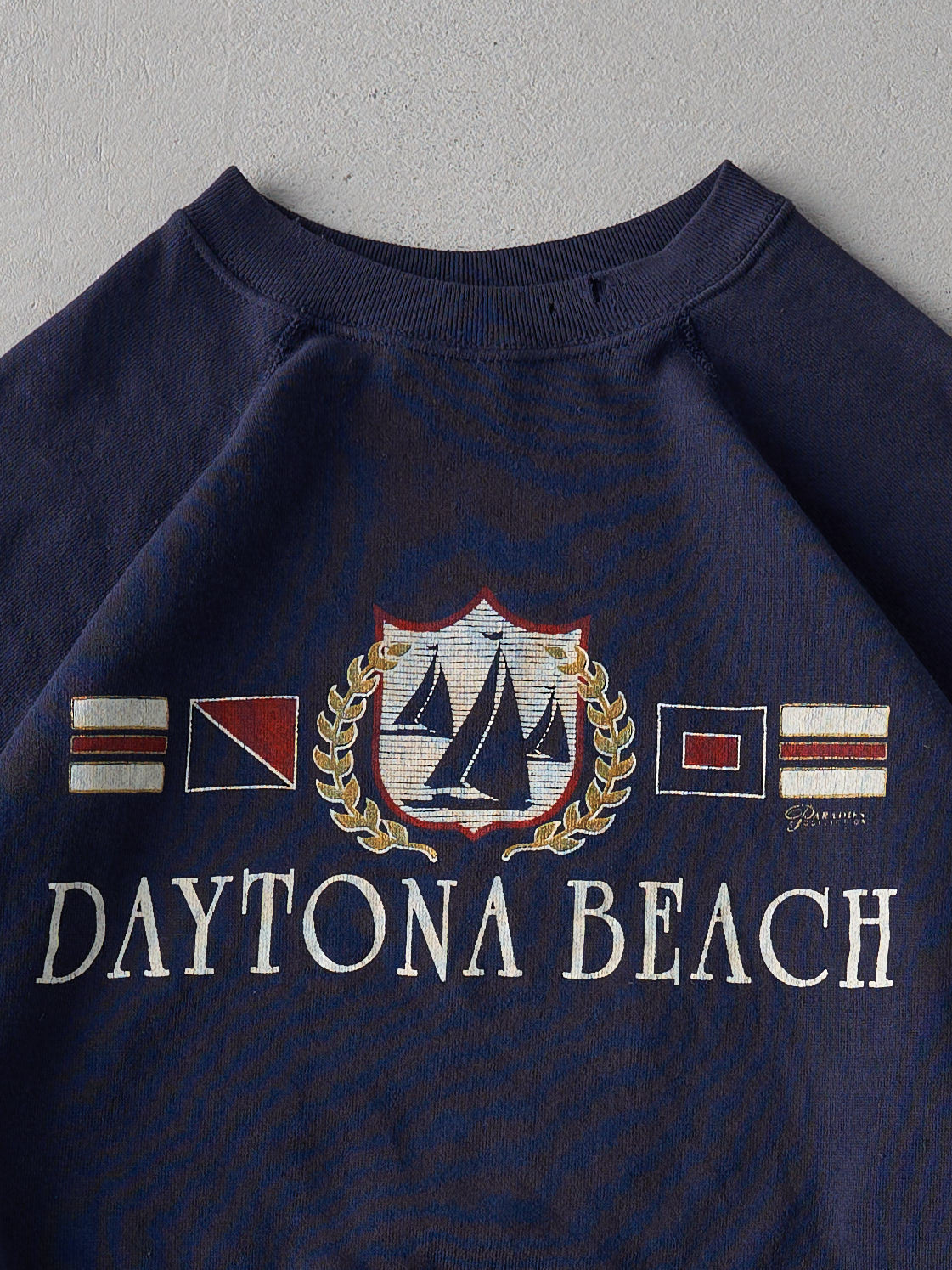 Vintage 80s Navy Daytona Beach Crewneck (M)