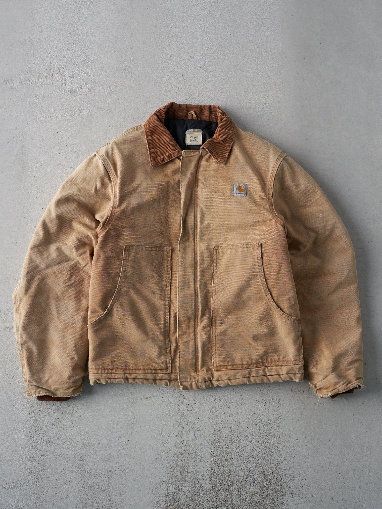 Vintage 90s Khaki L Pocket Carhartt Workwear Jacket (S)