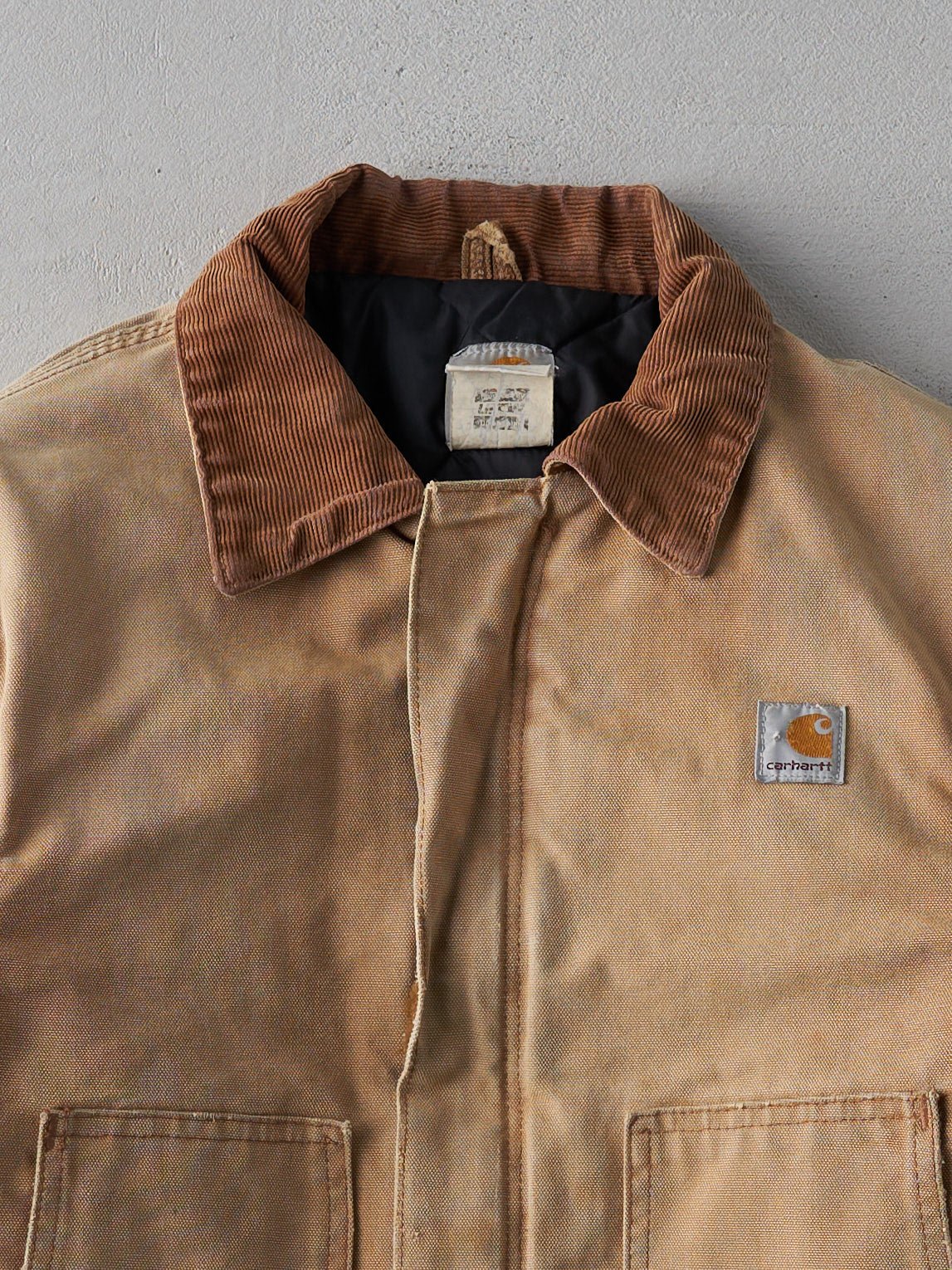 Vintage 90s Khaki L Pocket Carhartt Workwear Jacket (S)