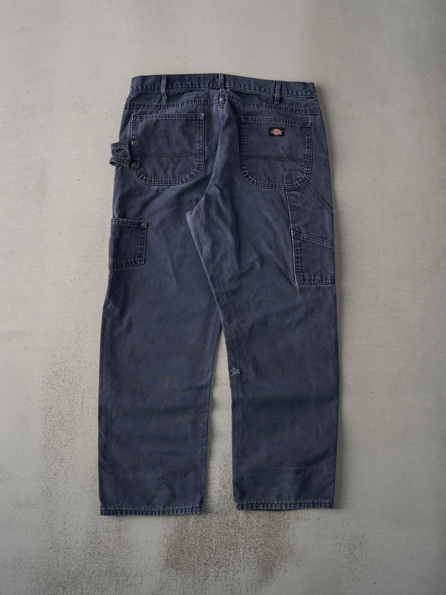 Vintage 90s Faded Navy Dickies Carpenter Pants (36x30)