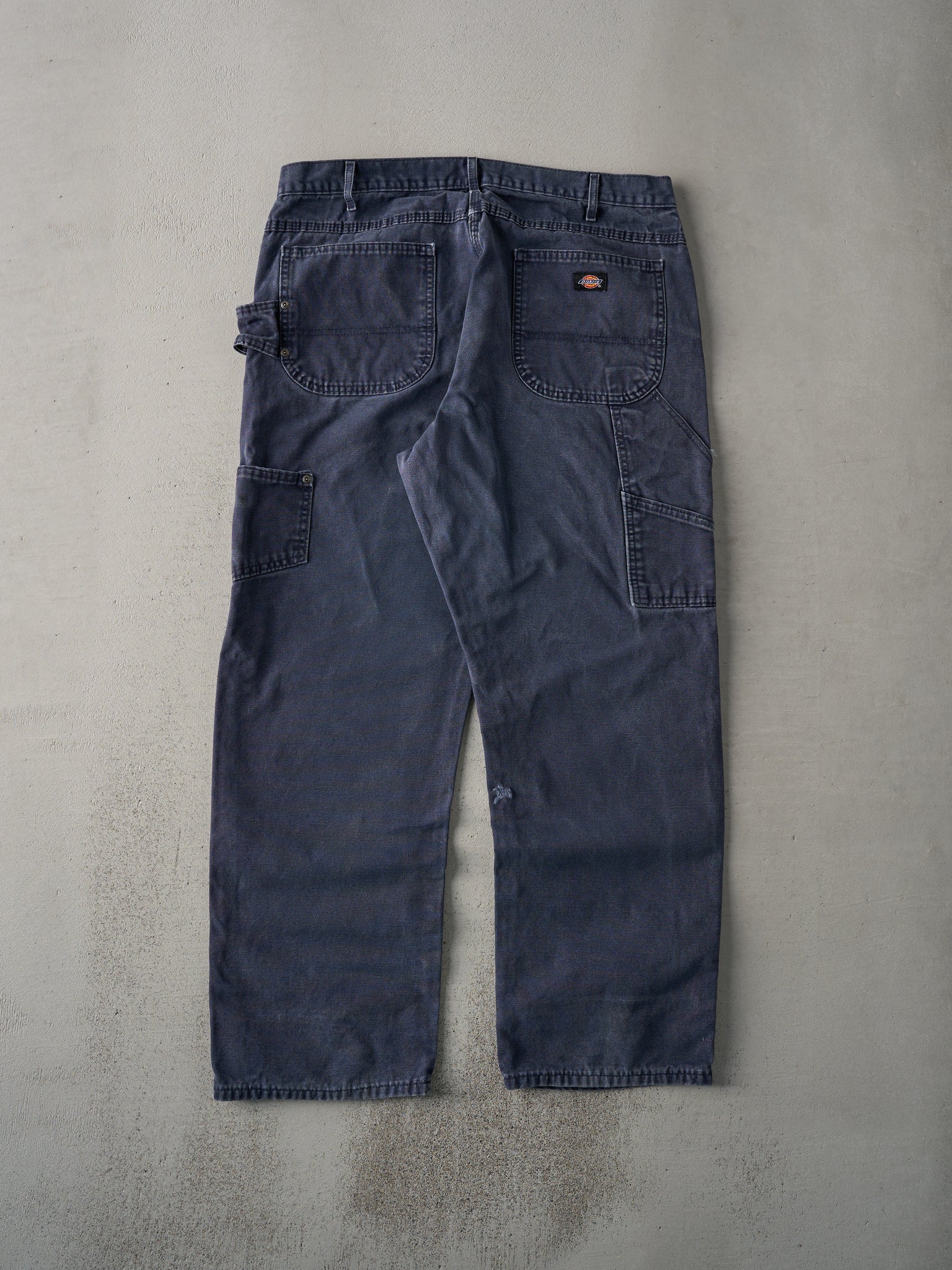 Vintage 90s Faded Navy Dickies Carpenter Pants (36x30)