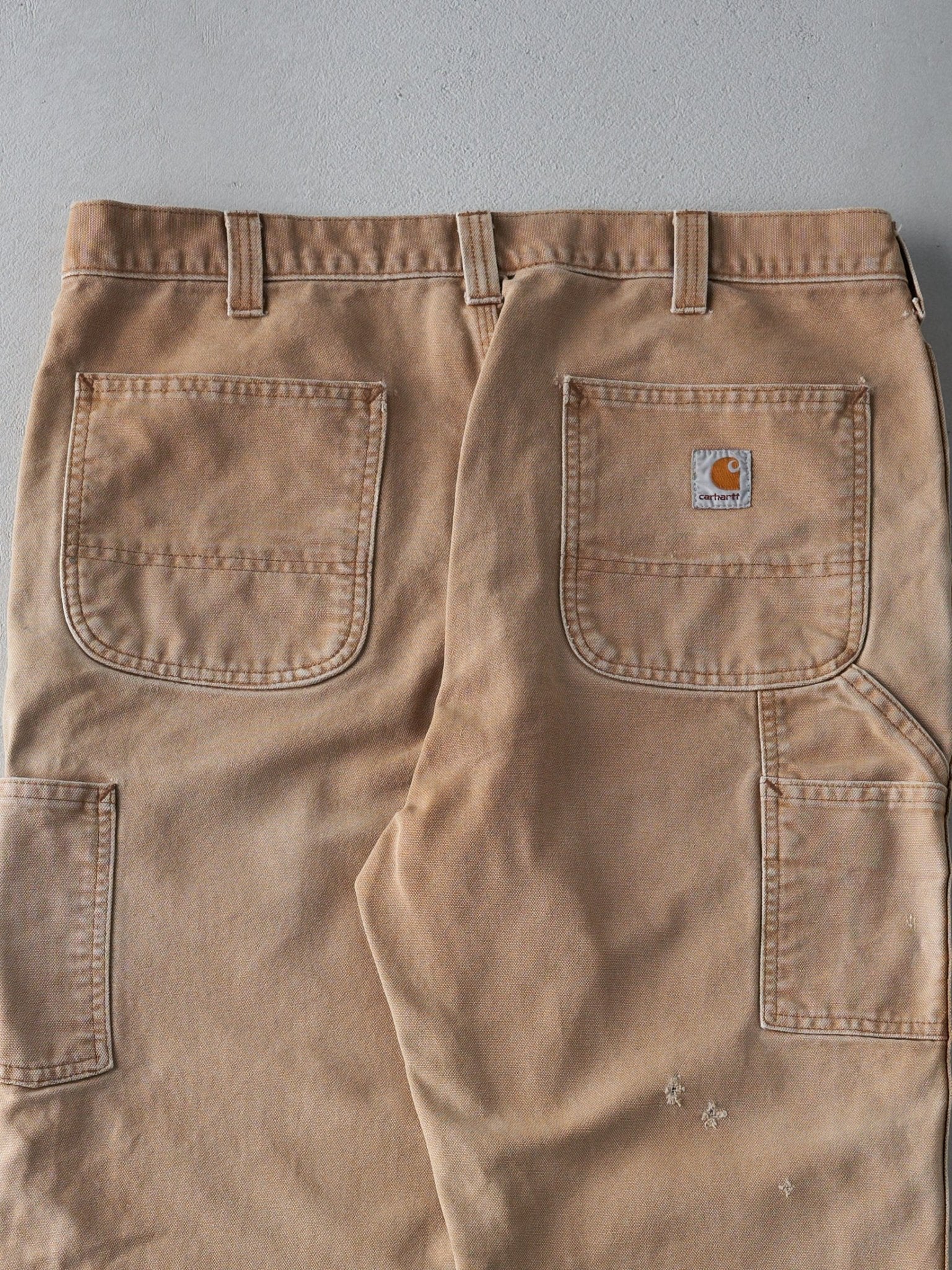 Vintage Khaki Relaxed Fit Carhartt Work Pant (36x32)