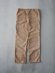 Vintage Khaki Relaxed Fit Carhartt Work Pant (36x32)