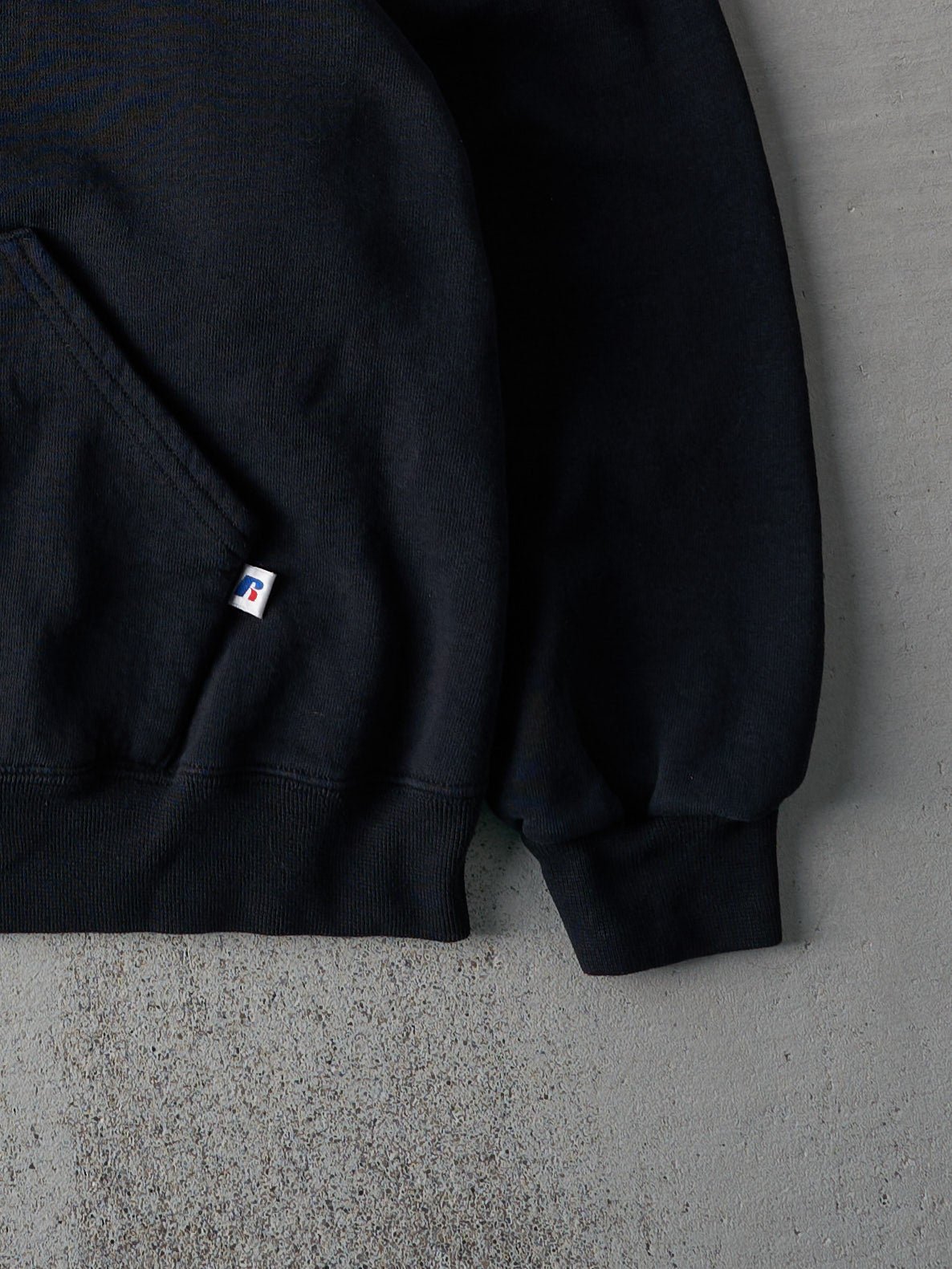 Vintage Y2K Black Marshall Swim and Dive Russell Athletics Hoodie (M)