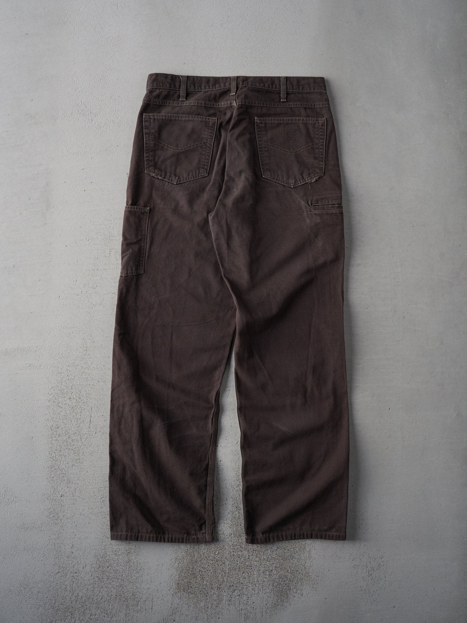 Vintage Y2K Chocolate Brown Carhartt Work Pants (34x31.5)