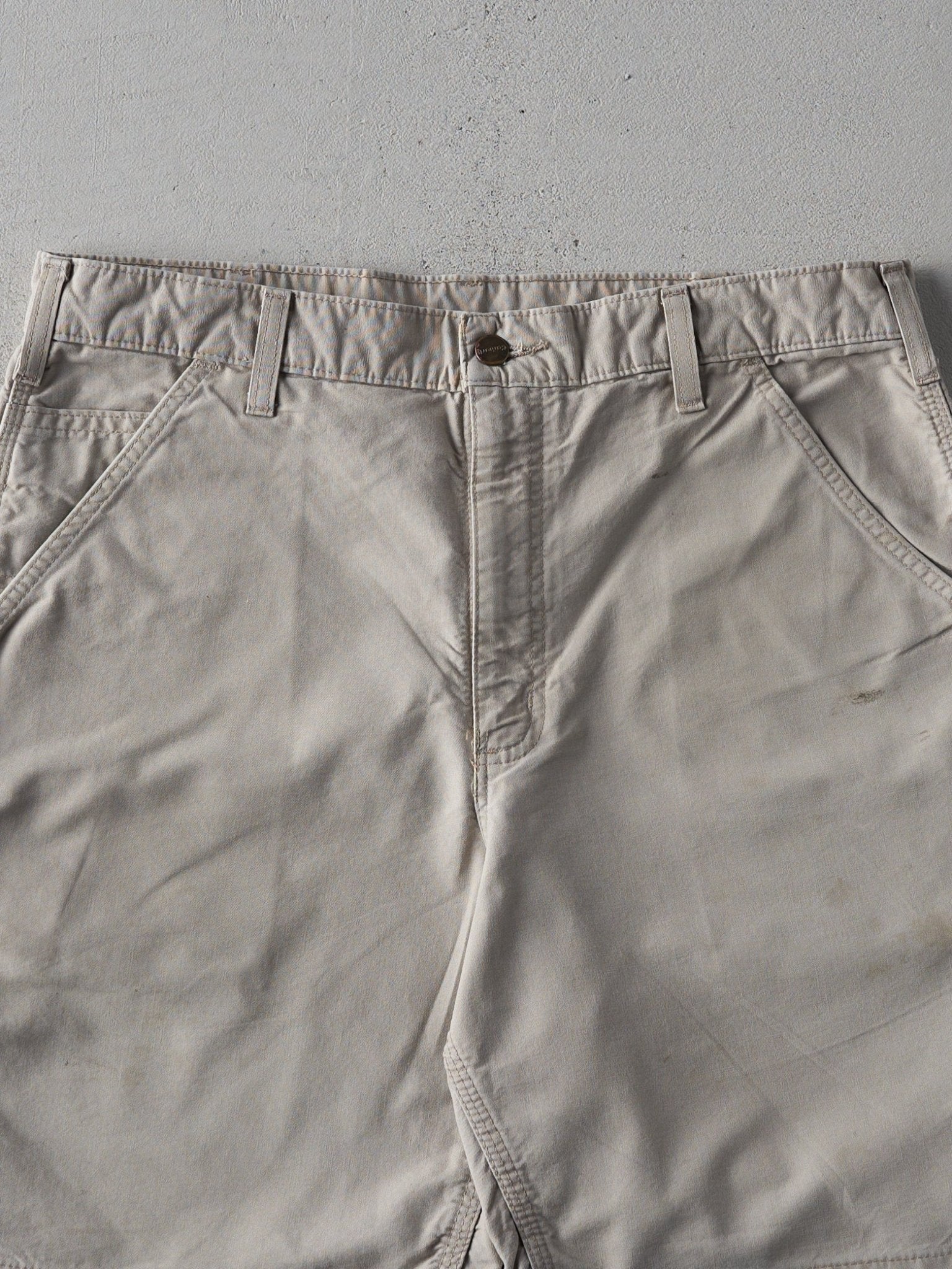 Vintage Y2K Beige Carhartt Carpenter Shorts (34x8)