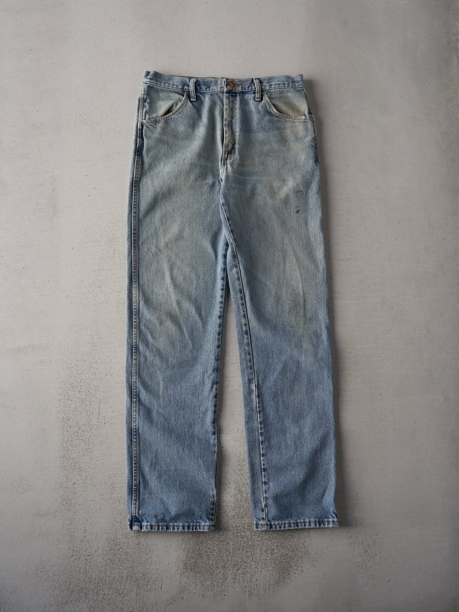 Vintage 90s Light Wash Rustler Jeans (32x34)