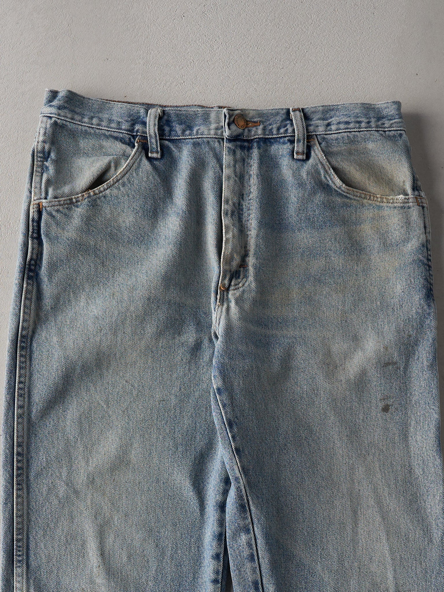 Vintage 90s Light Wash Rustler Jeans (32x34)