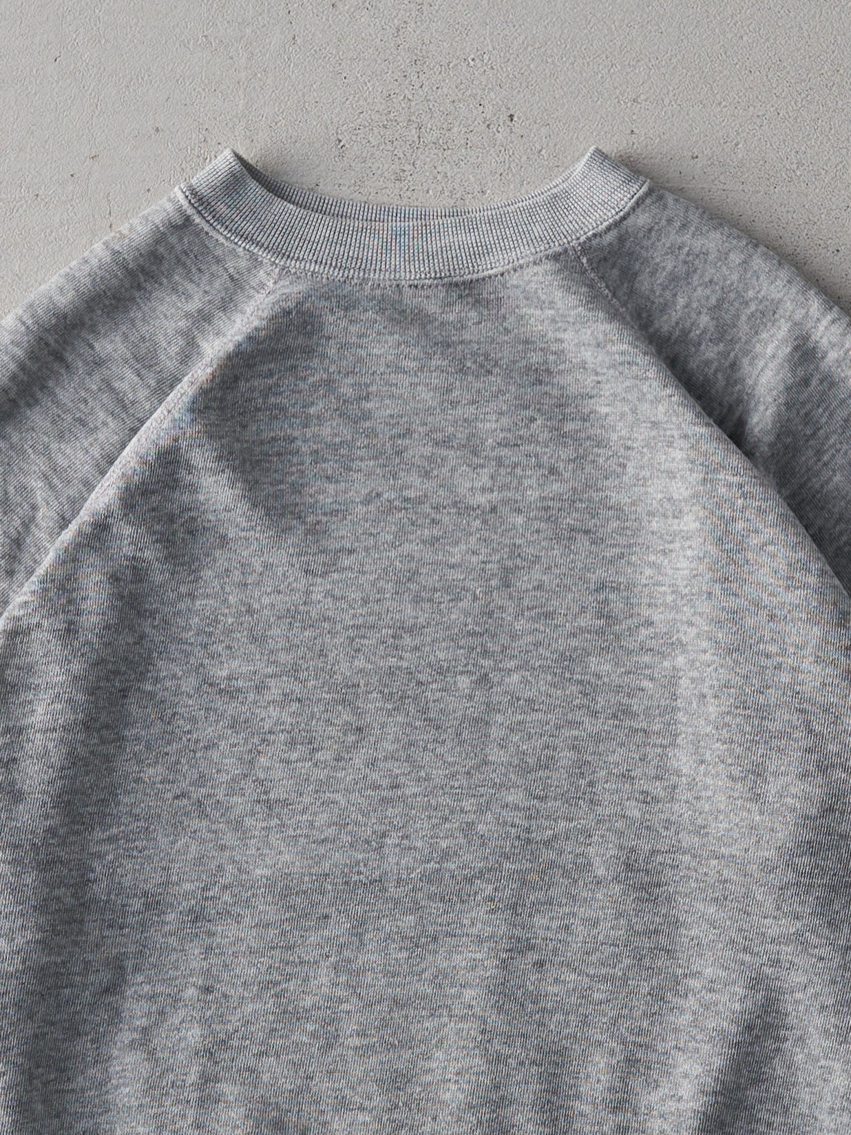 Vintage 80s Salt and Pepper Grey Blank Crewneck (M)