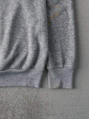 Vintage 80s Salt and Pepper Grey Blank Crewneck (M)