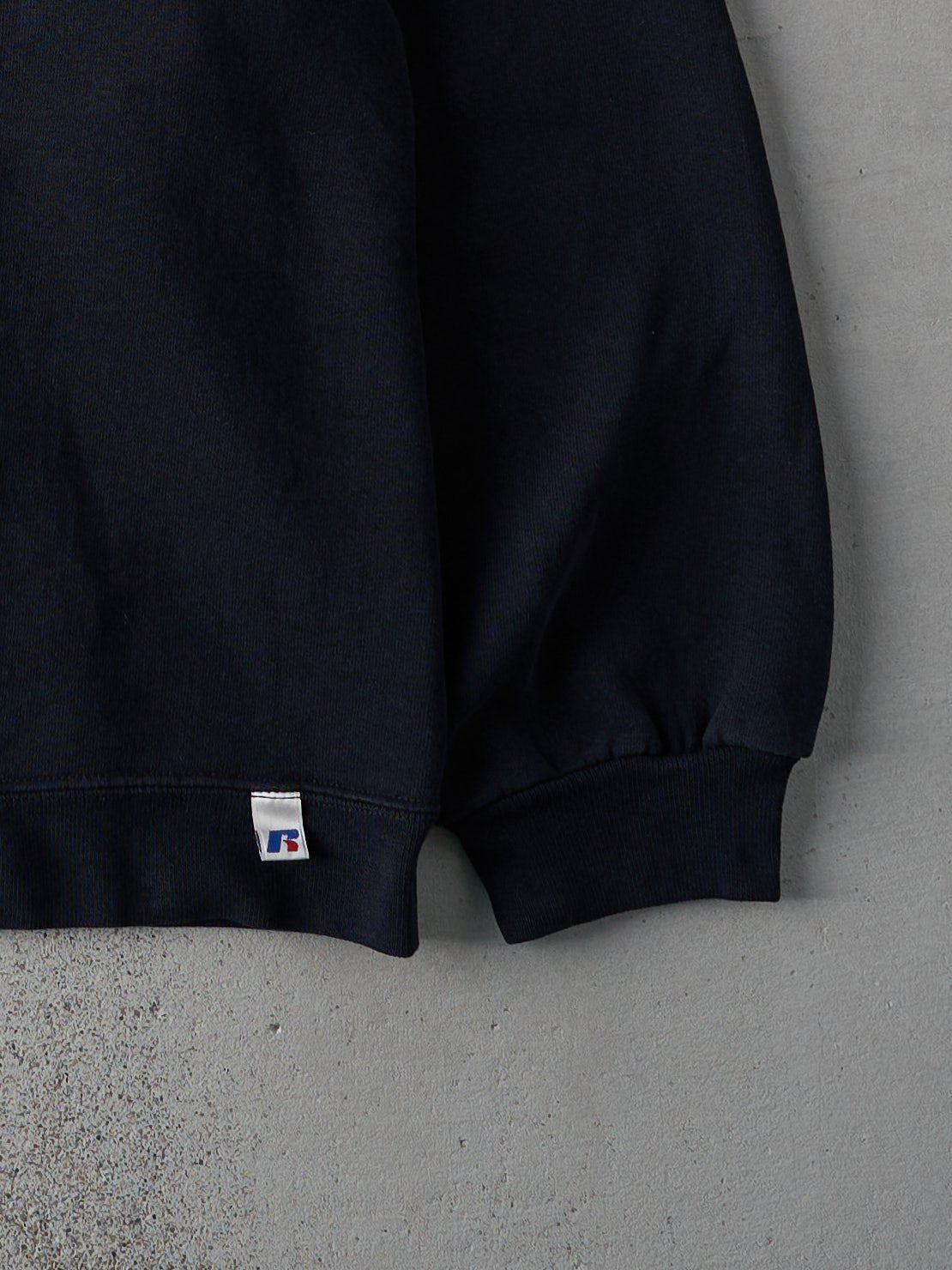 Vintage Y2K Black Russell Athletics Boxy Blank Crewneck (L)