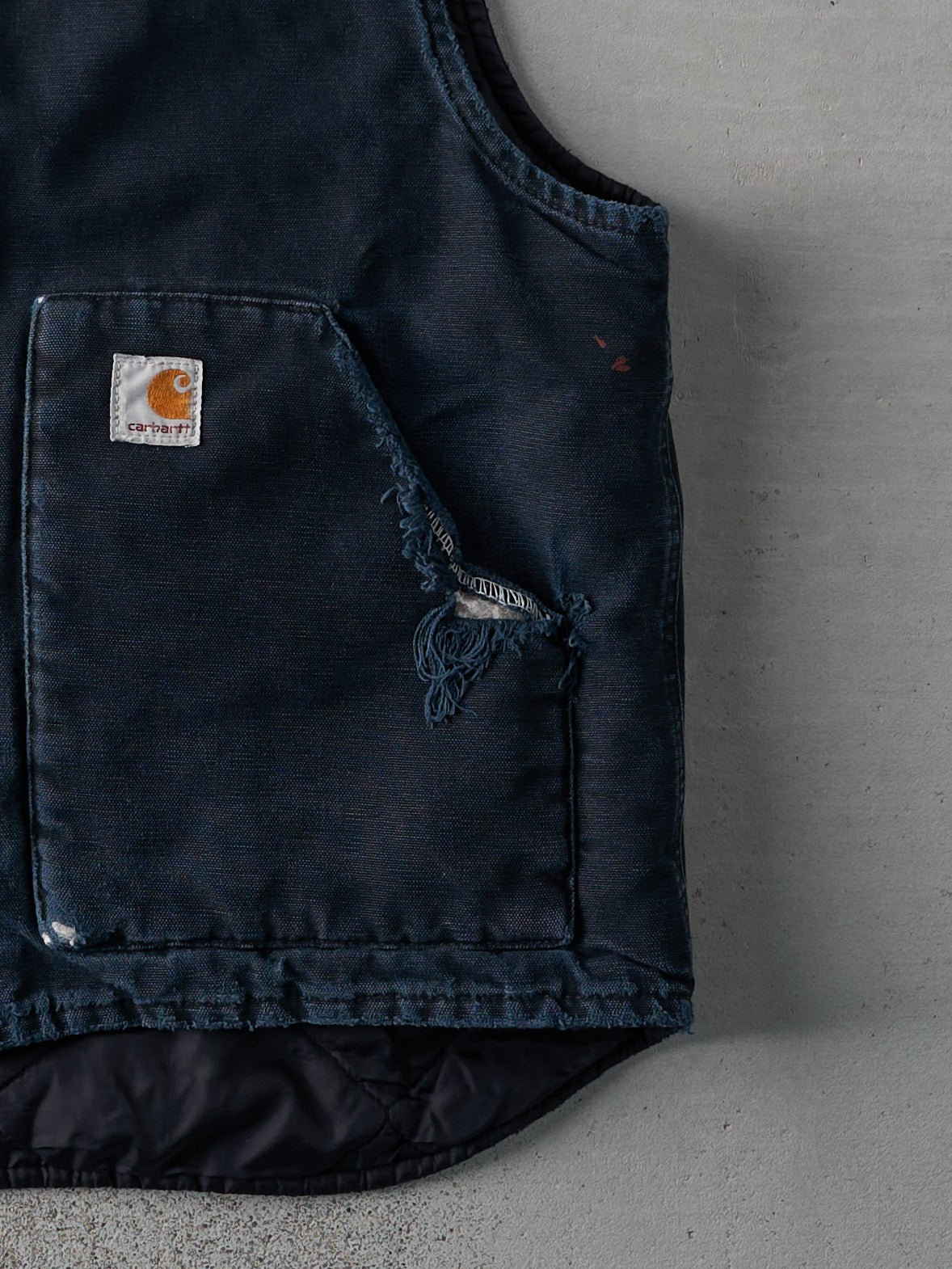 Vintage 90s Navy Carhartt Vest (M/L)