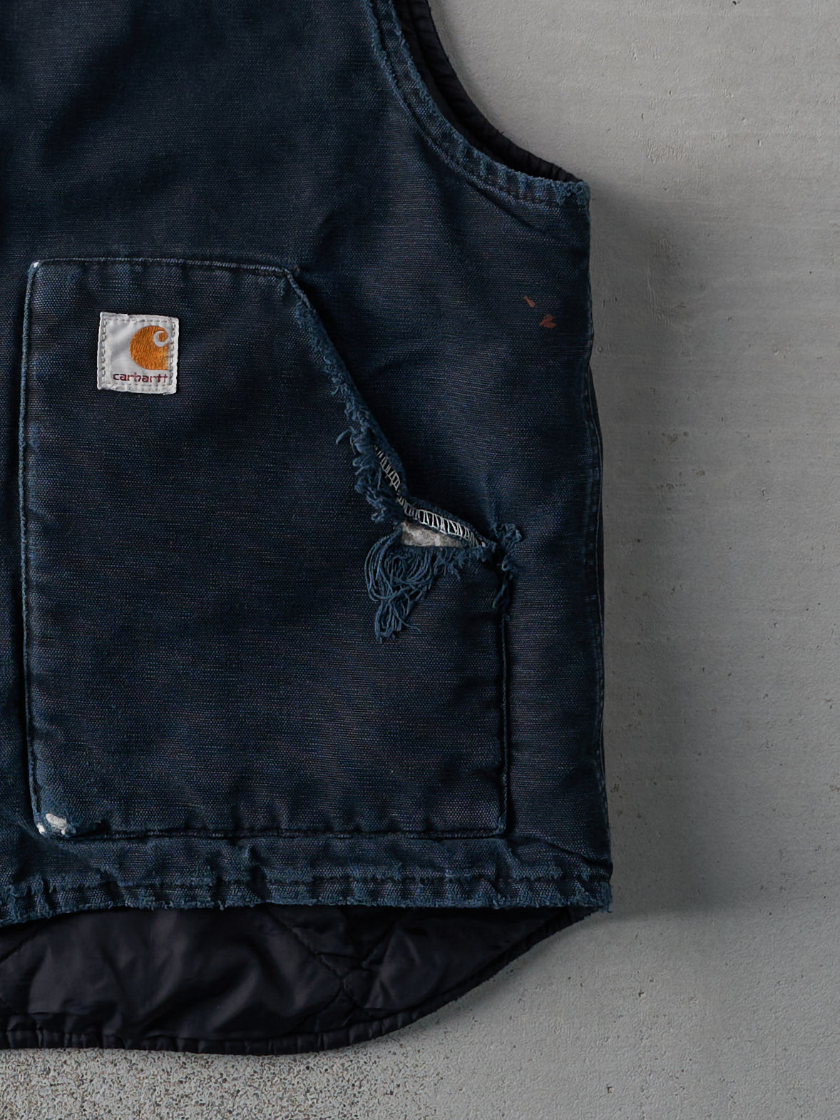 Vintage 90s Navy Carhartt Vest (M/L)