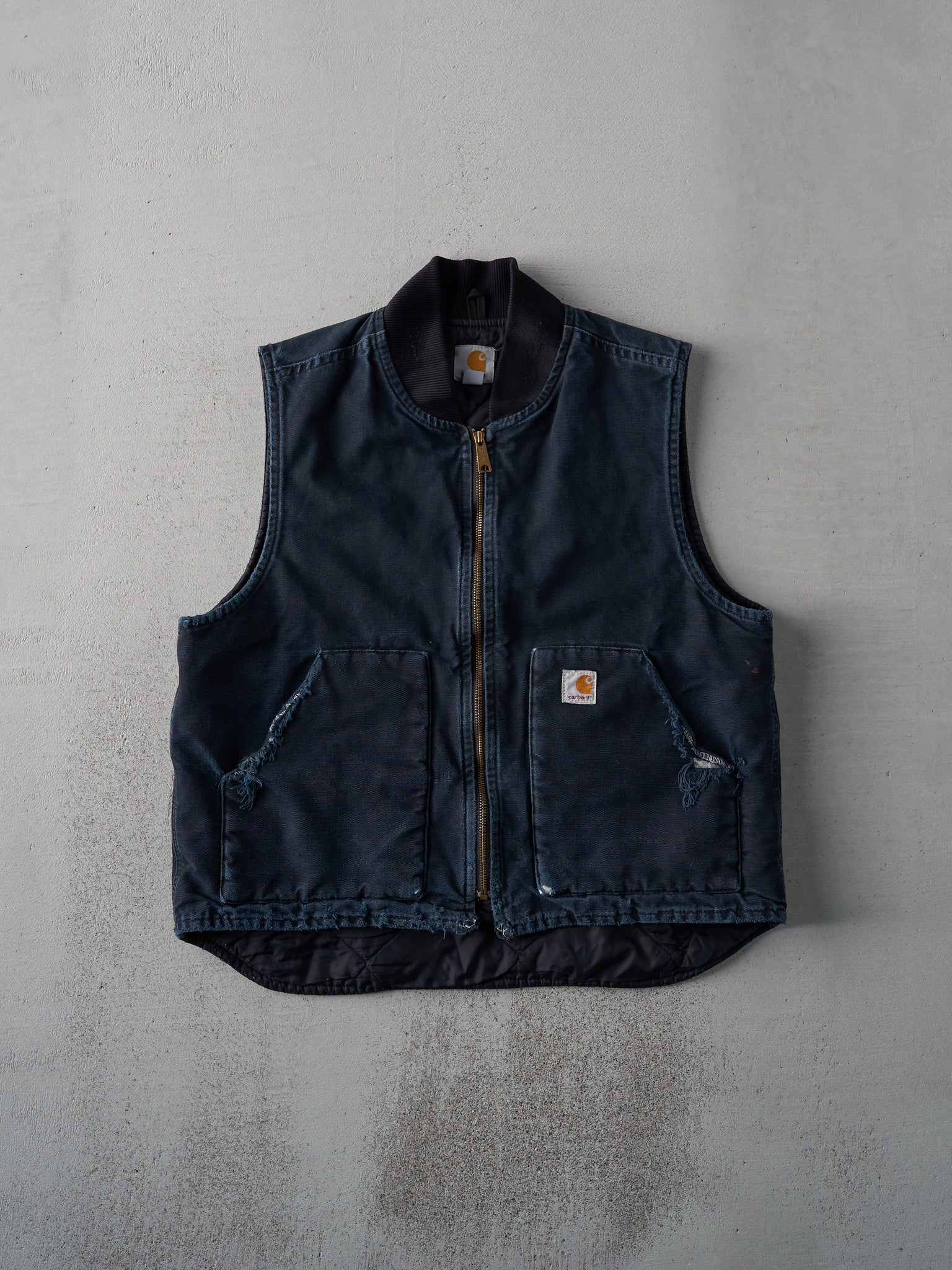 Vintage 90s Navy Carhartt Vest (M/L)