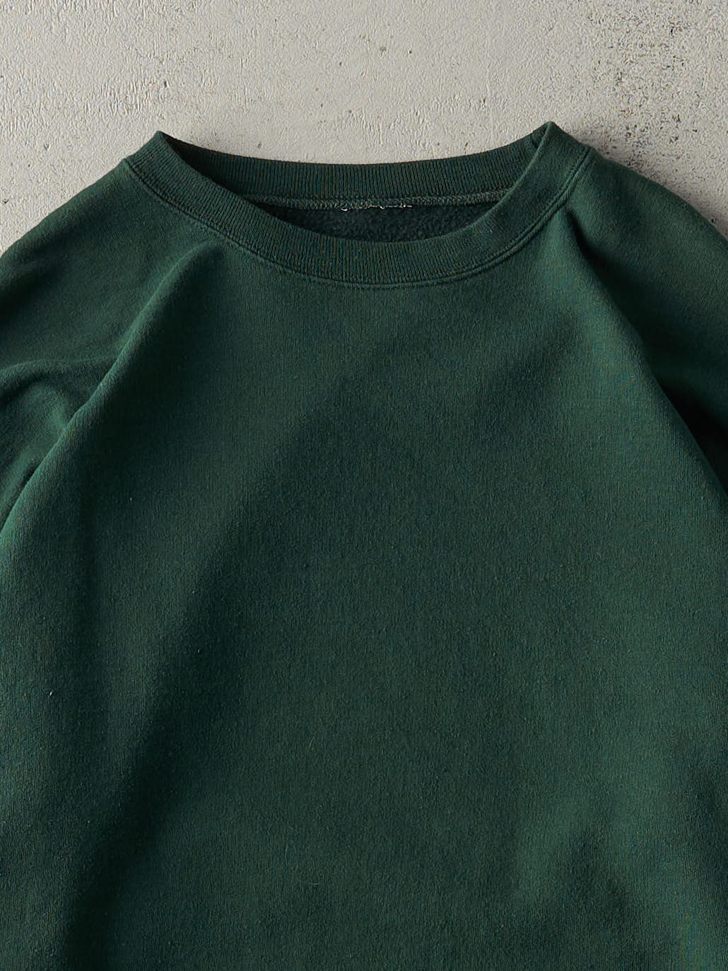 Vintage 90s Forest Green Blank Crewneck (M)