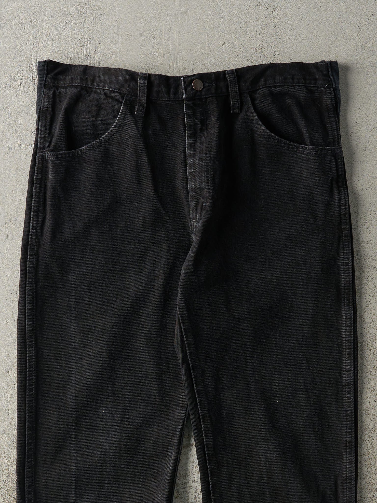 Vintage Y2K Black Rustler Denim Pants (34x30)