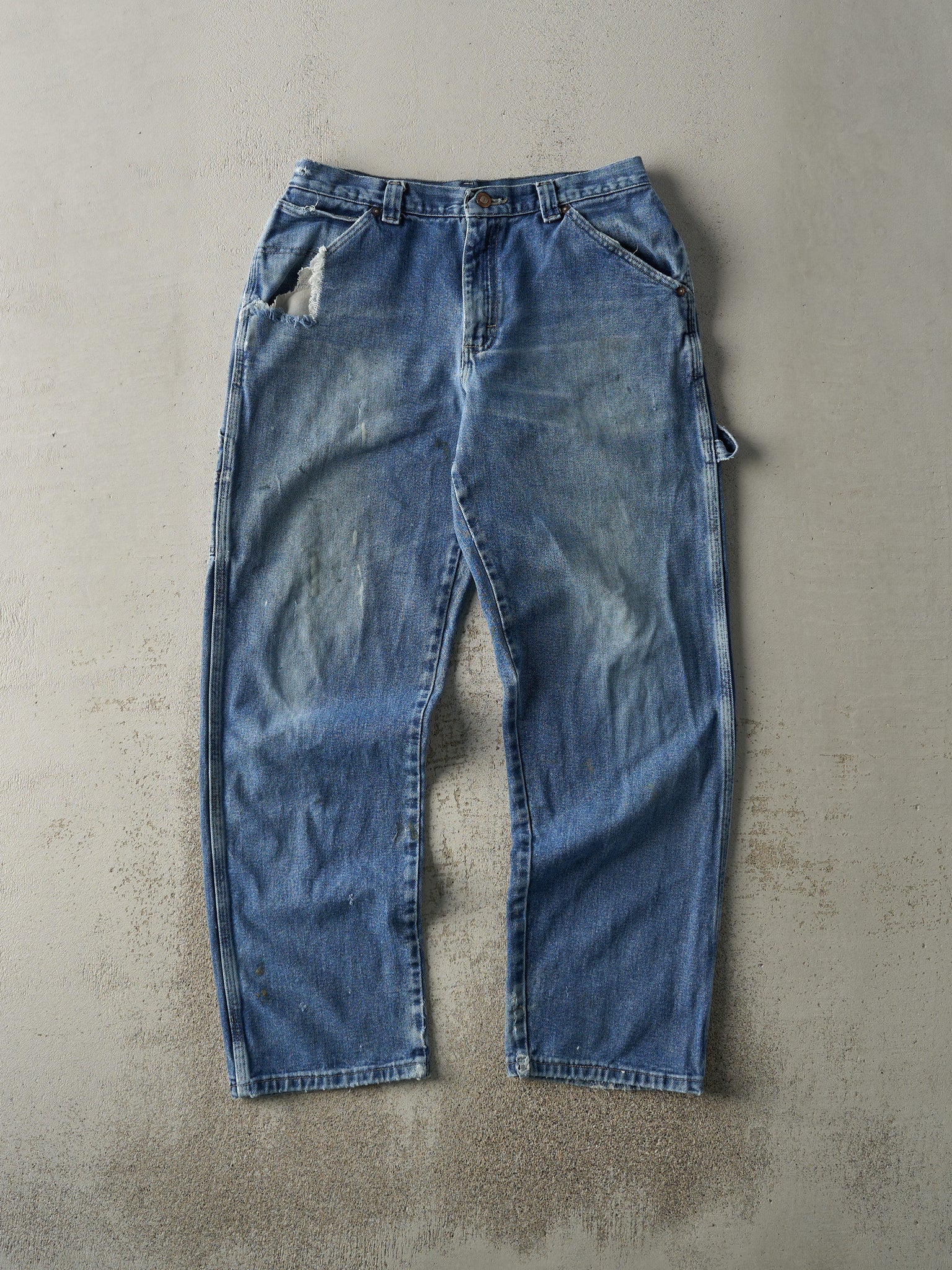 Vintage Y2K Mid Wash Riders Carpenter Jeans (31x30)