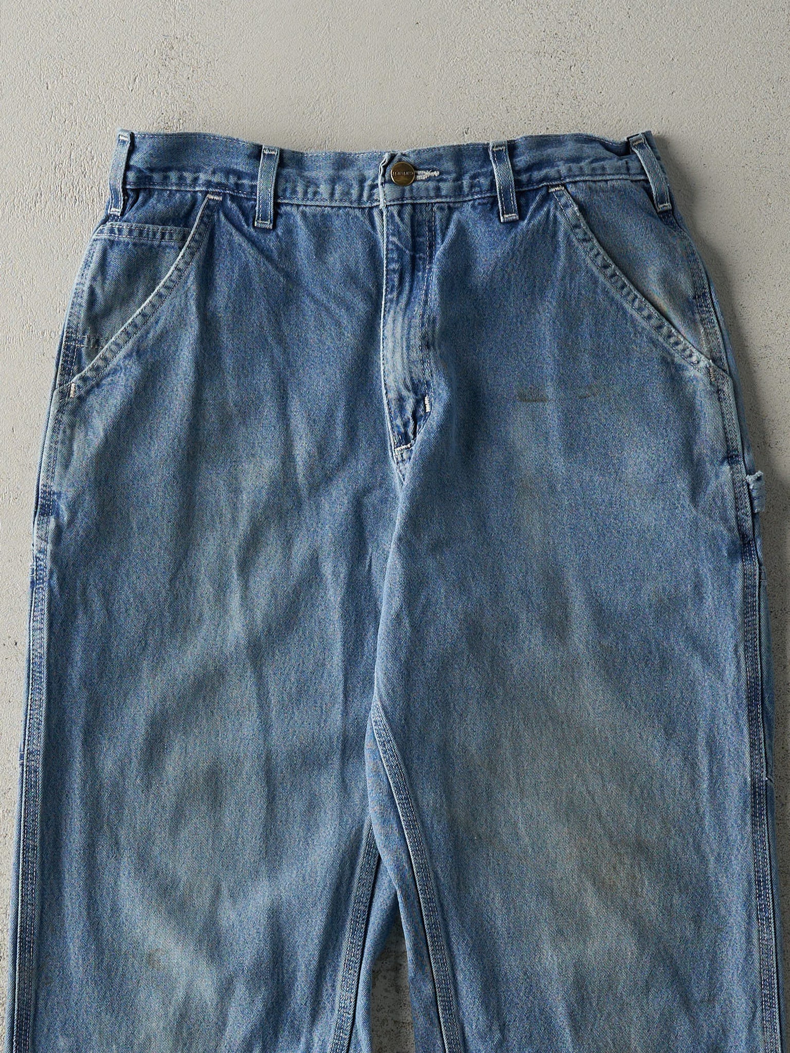 Vintage Y2K Mid Wash Carhartt Carpenter Jeans (31.5x30.5)