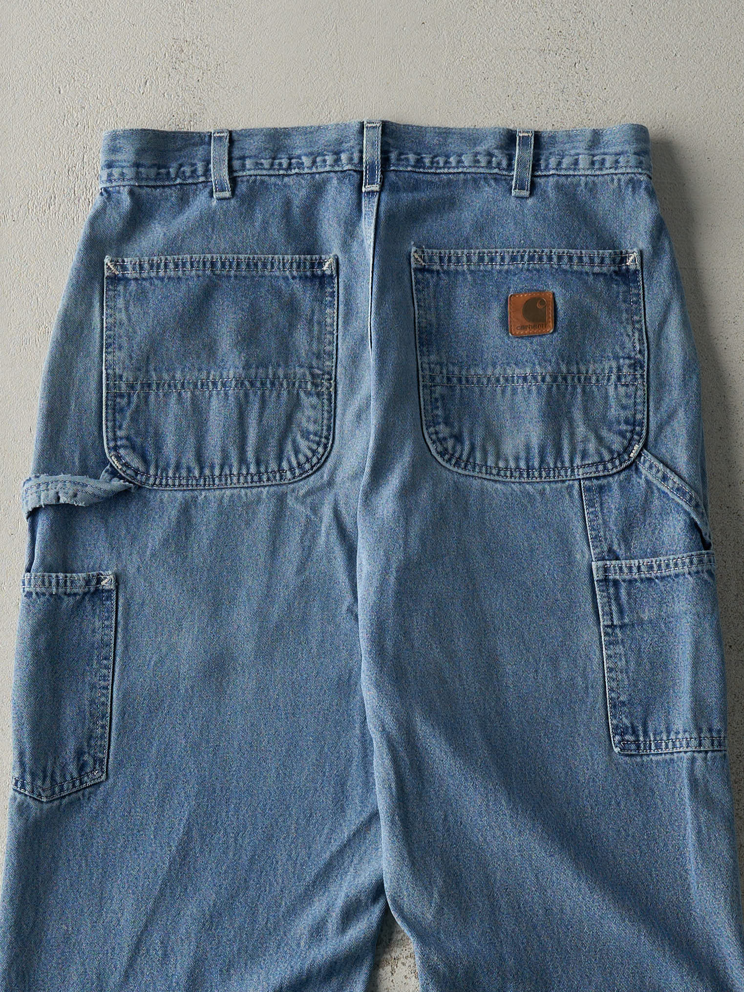 Vintage Y2K Mid Wash Carhartt Carpenter Jeans (31.5x30.5)