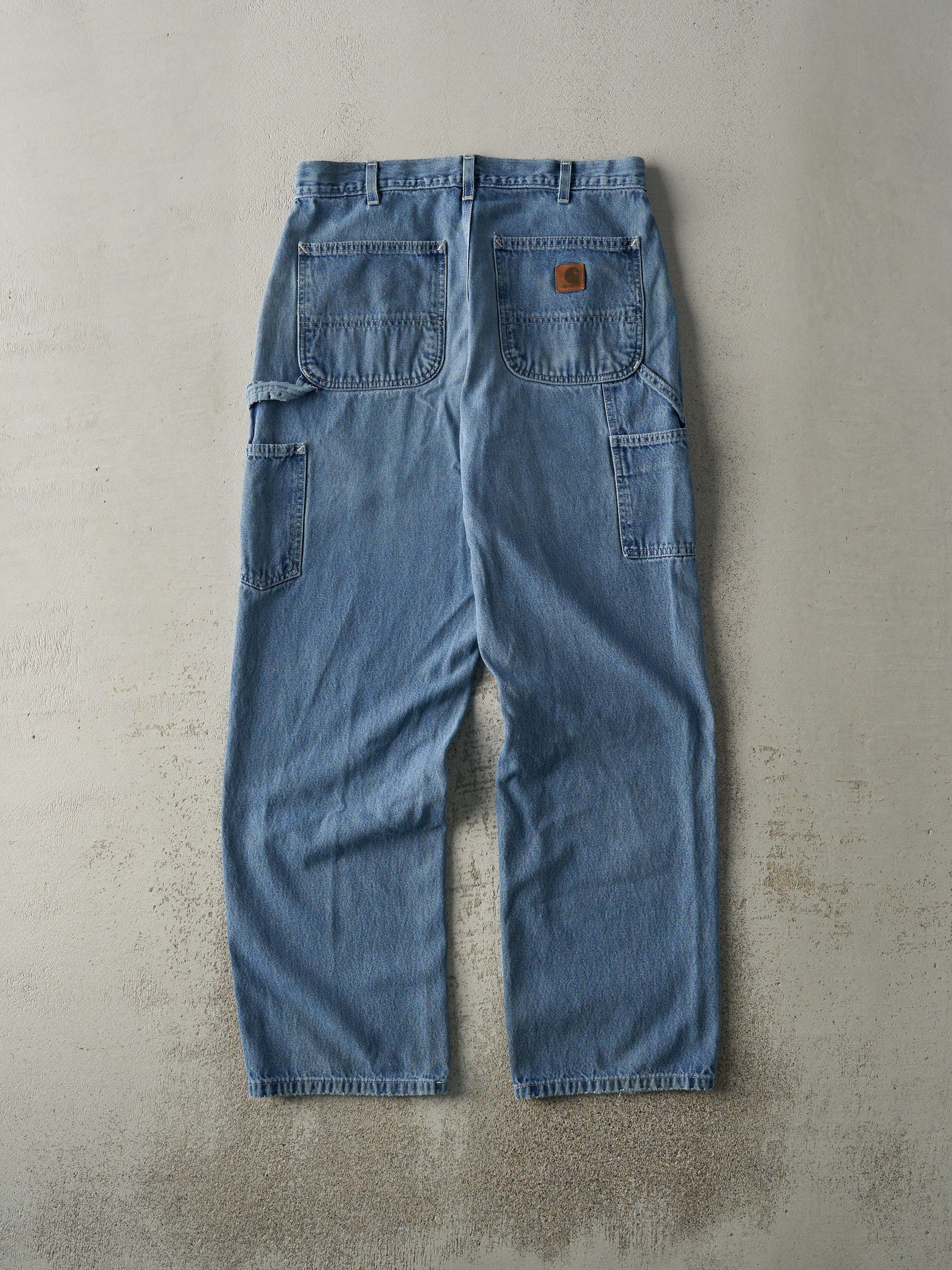 Vintage Y2K Mid Wash Carhartt Carpenter Jeans (31.5x30.5)