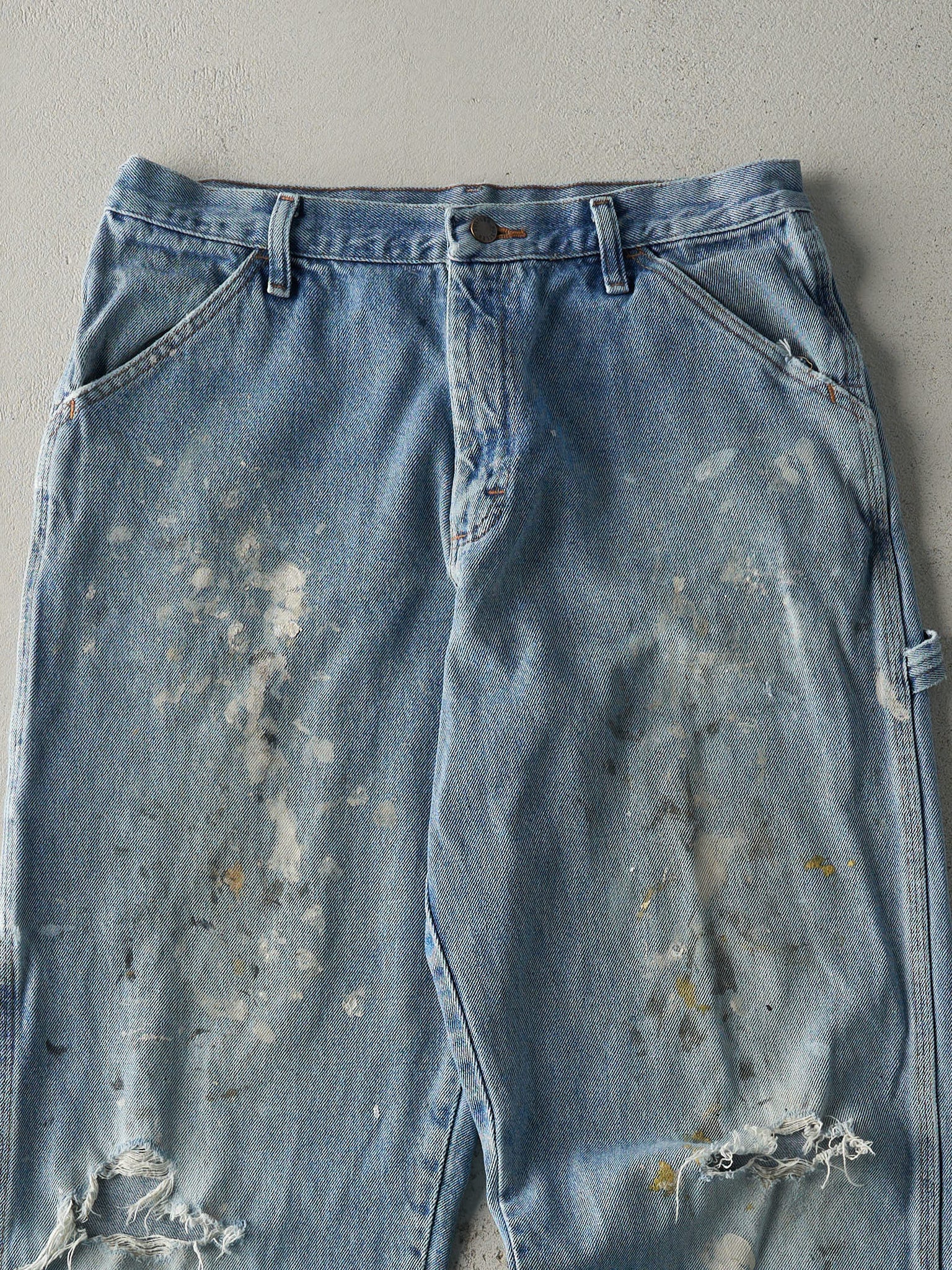 Vintage Y2K Light Wash Rustler Carpenter Jeans (32x31)