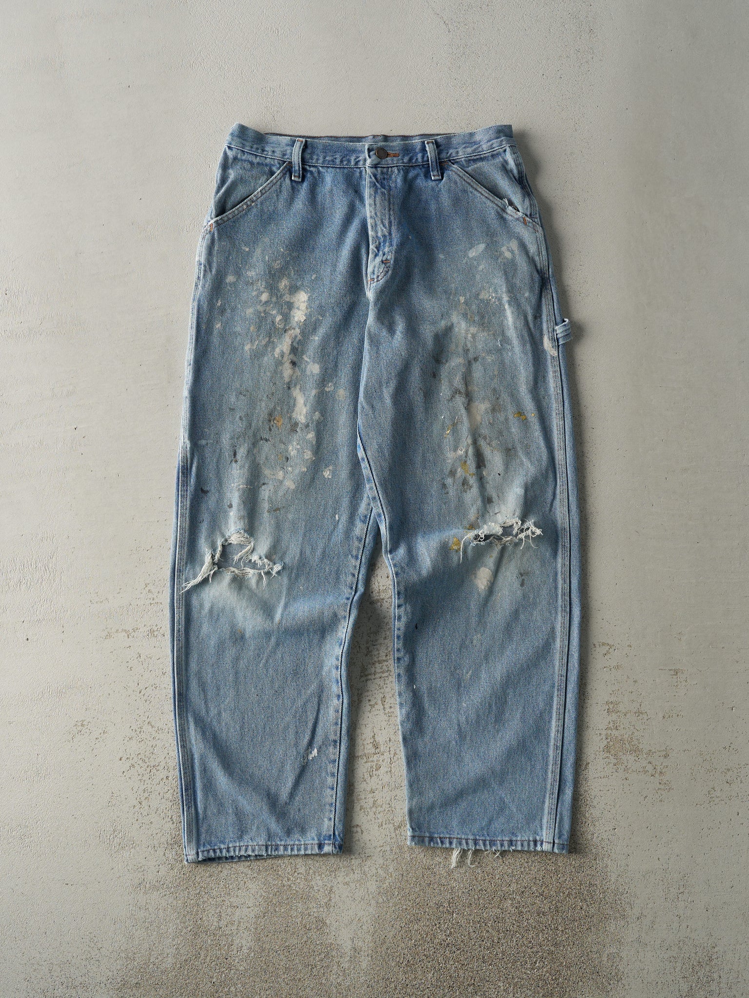 Vintage Y2K Light Wash Rustler Carpenter Jeans (32x31)