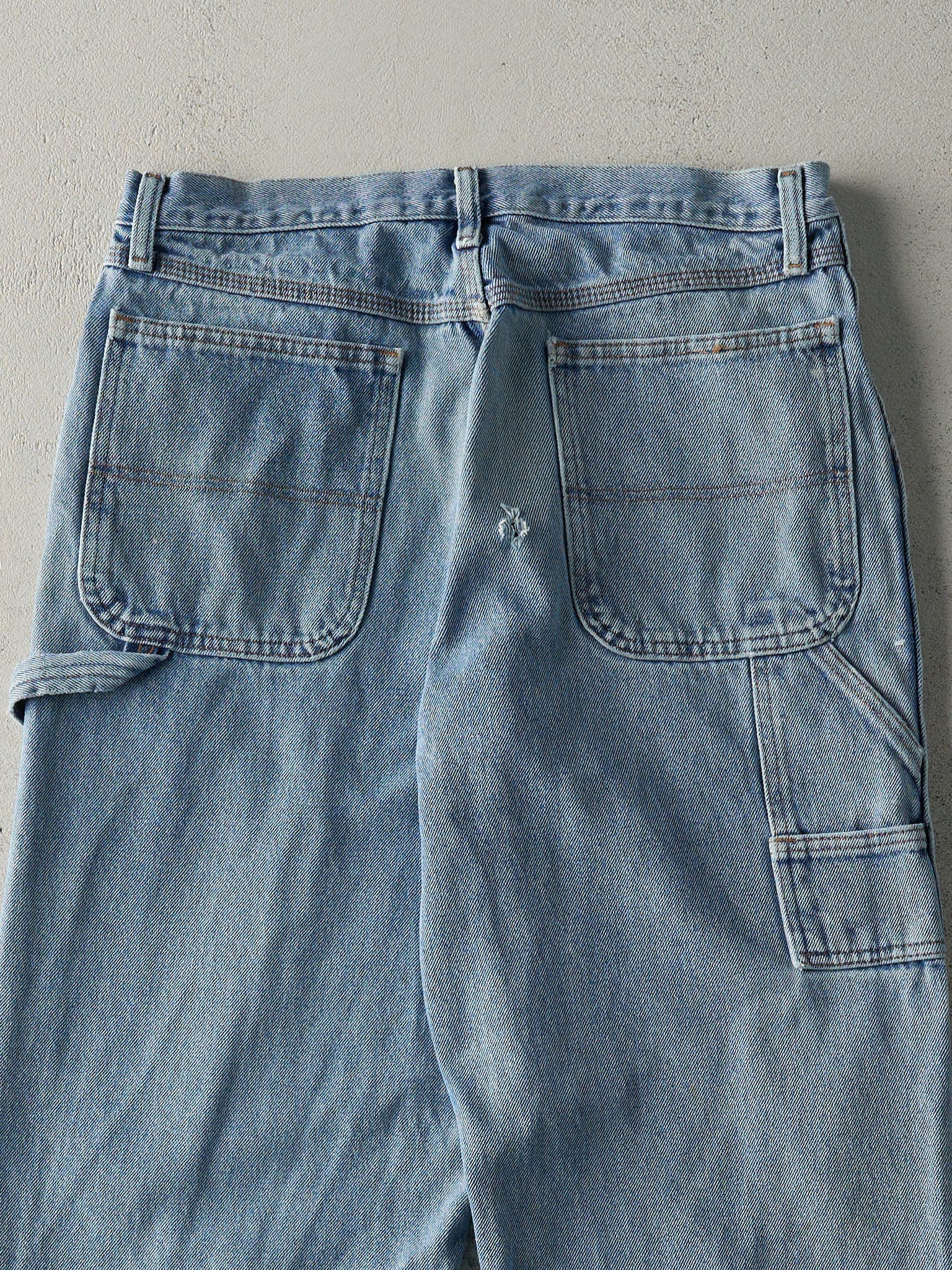 Vintage Y2K Light Wash Rustler Carpenter Jeans (32x31)