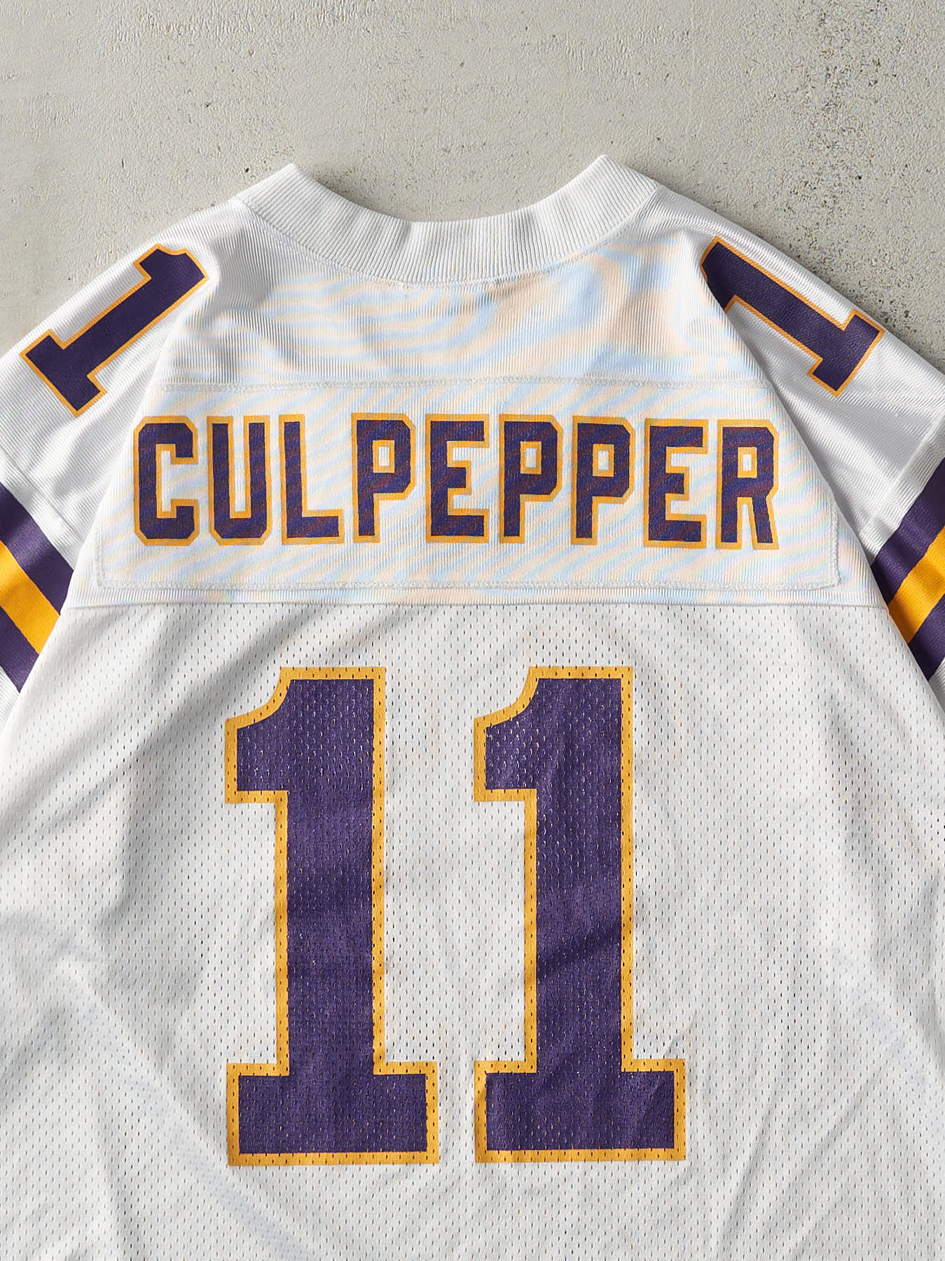 Vintage Y2K White Minnesota Vikings Dante Culpepper #11 Jersey (M)