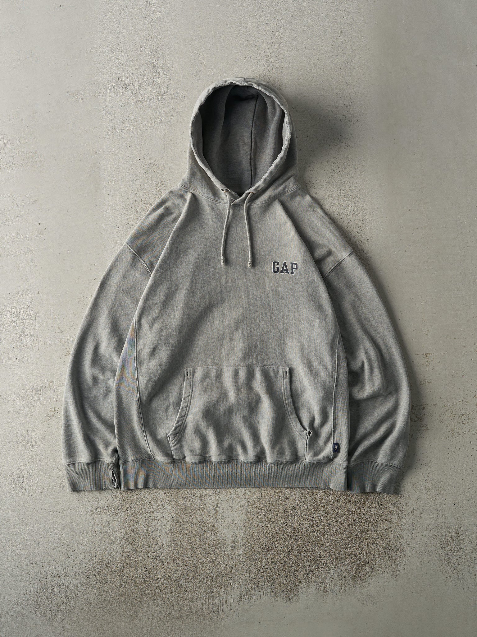 Vintage Y2K Grey Gap Hoodie (L)