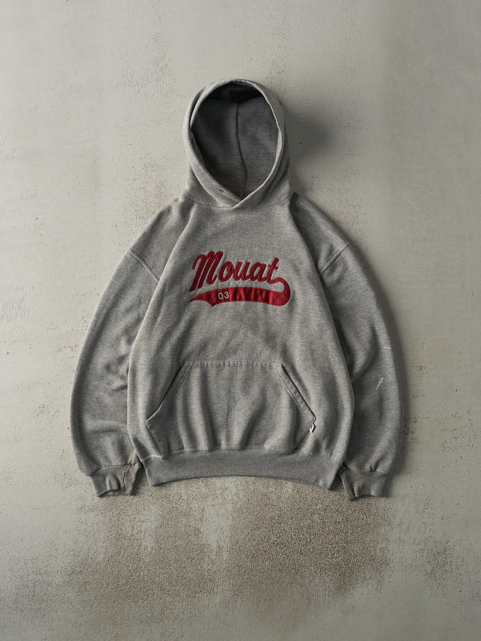 Vintage 03' Grey Mouat Hoodie (M)