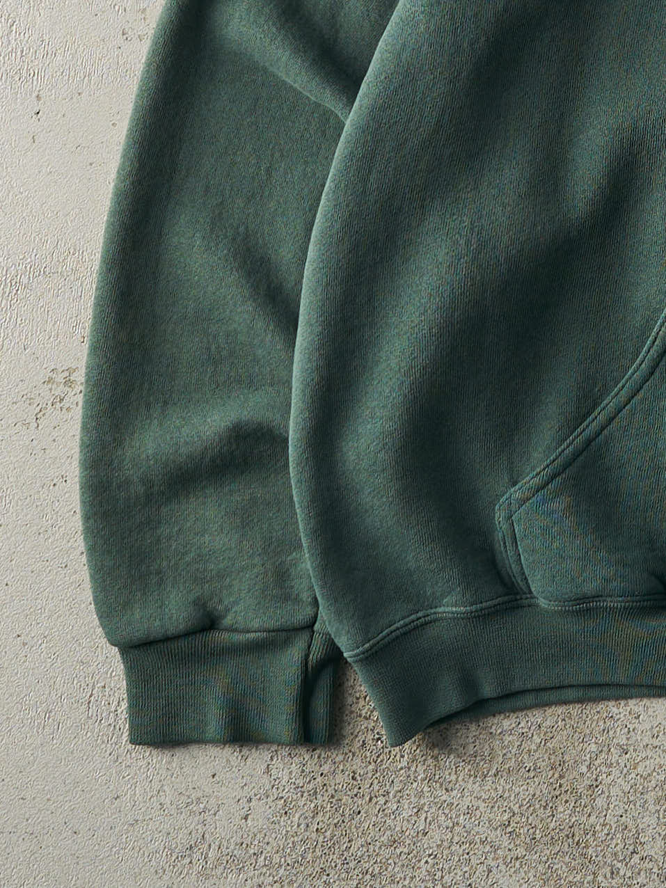 Vintage Y2K Washed Green Ocean Pacific Hoodie (L/XL)