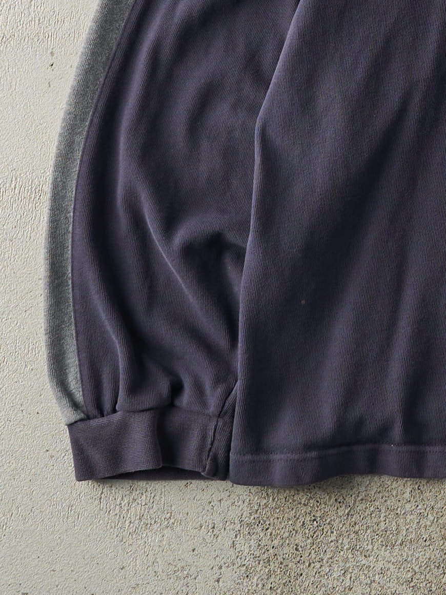 Vintage Y2K Navy Blue & Grey Eddie Bauer Long Sleeve (L)